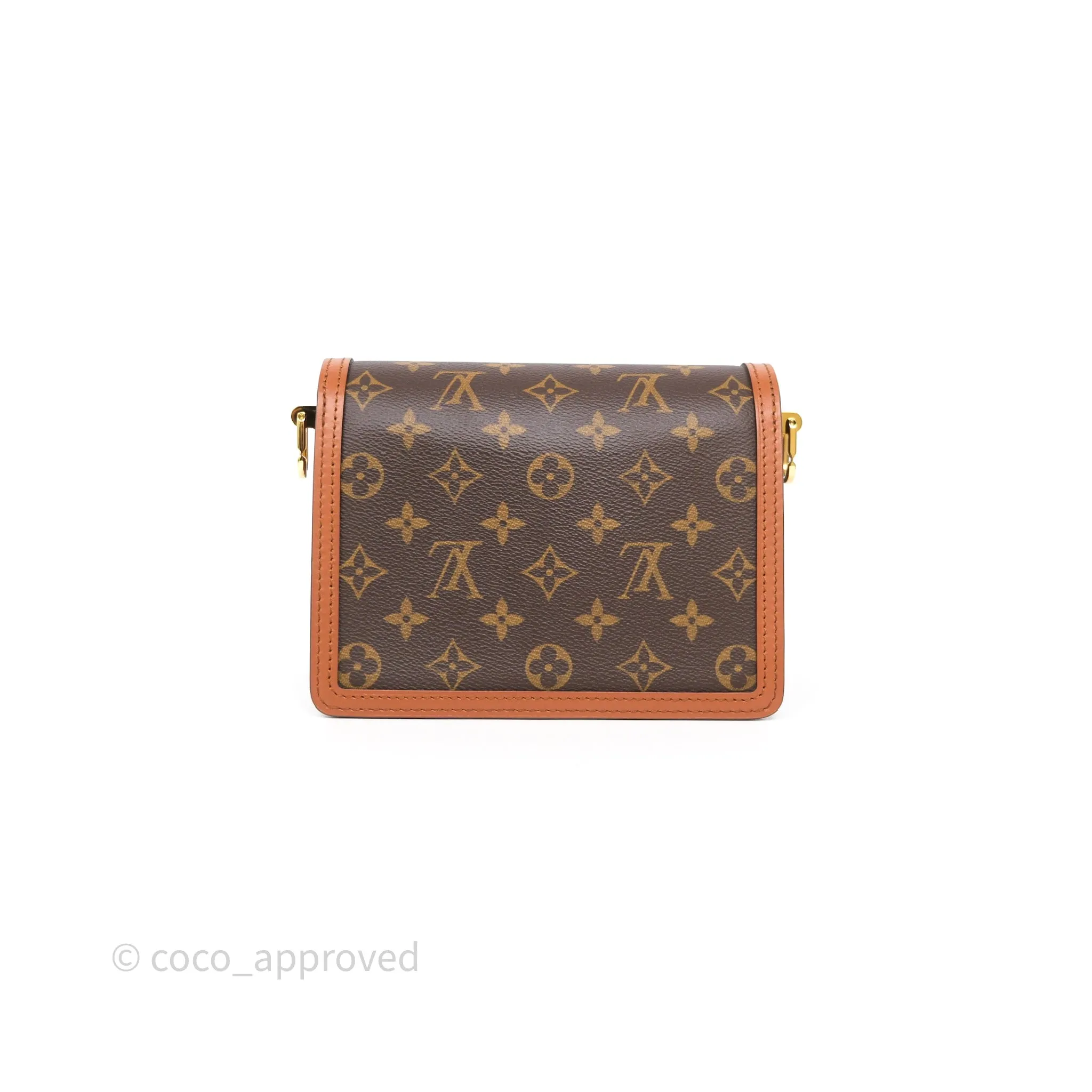 Louis Vuitton Mini Dauphine Monogram Tan Calfskin