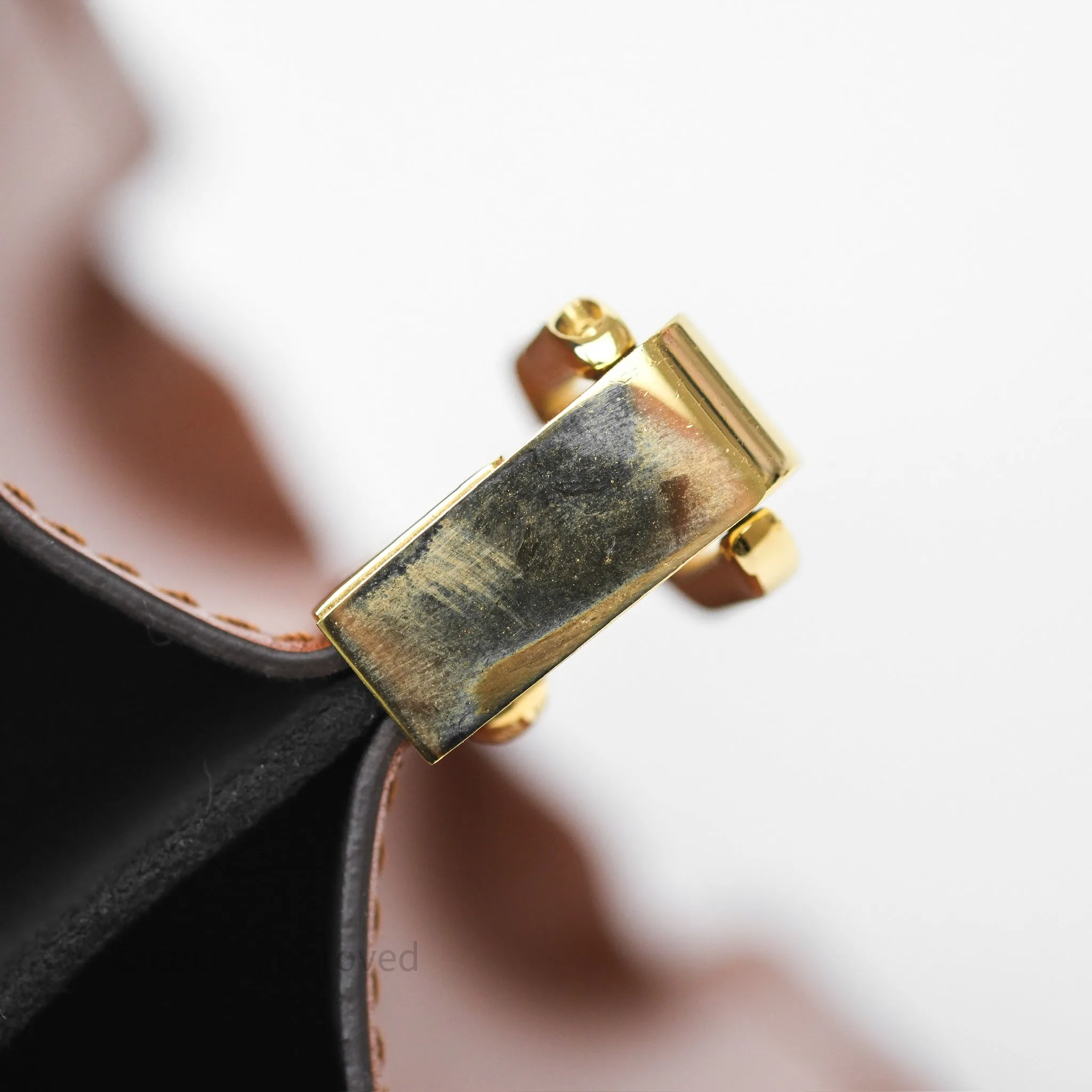 Louis Vuitton Mini Dauphine Monogram Tan Calfskin