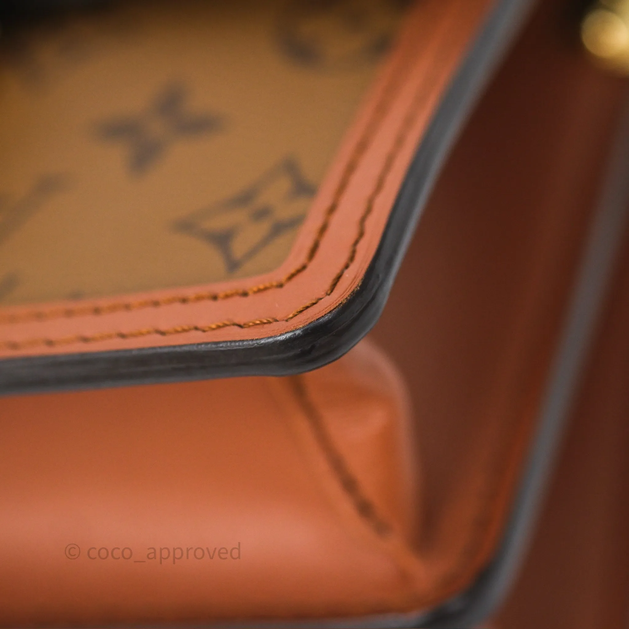 Louis Vuitton Mini Dauphine Monogram Tan Calfskin