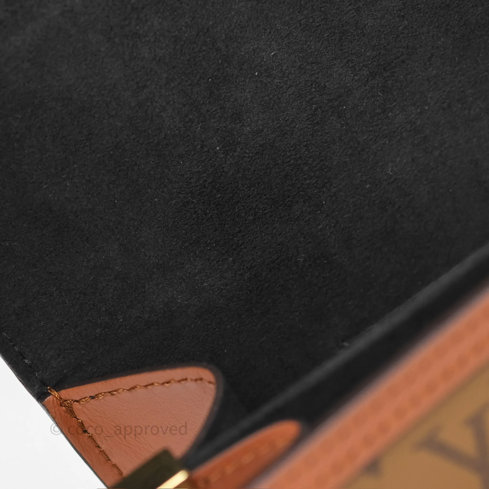 Louis Vuitton Mini Dauphine Monogram Tan Calfskin