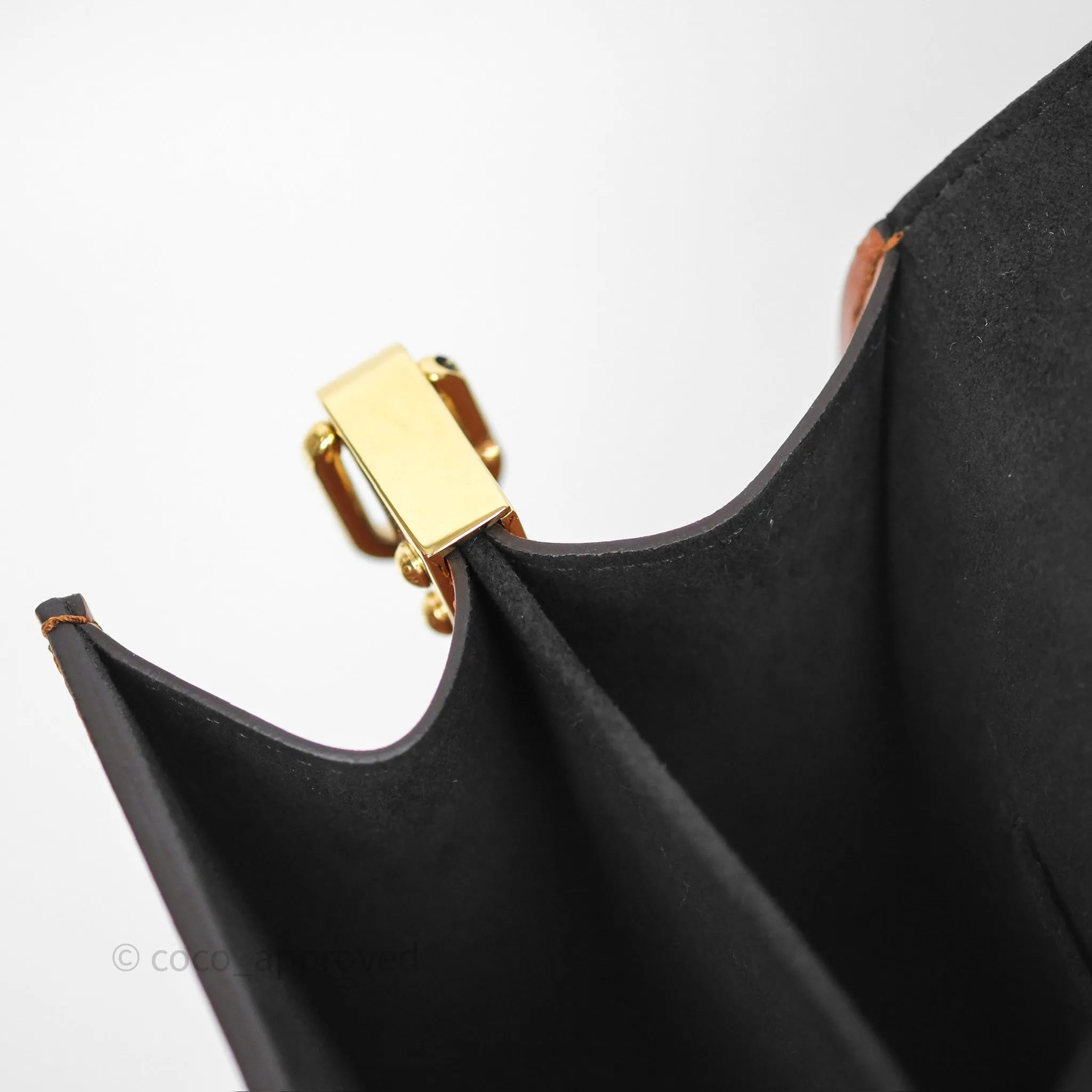 Louis Vuitton Mini Dauphine Monogram Tan Calfskin