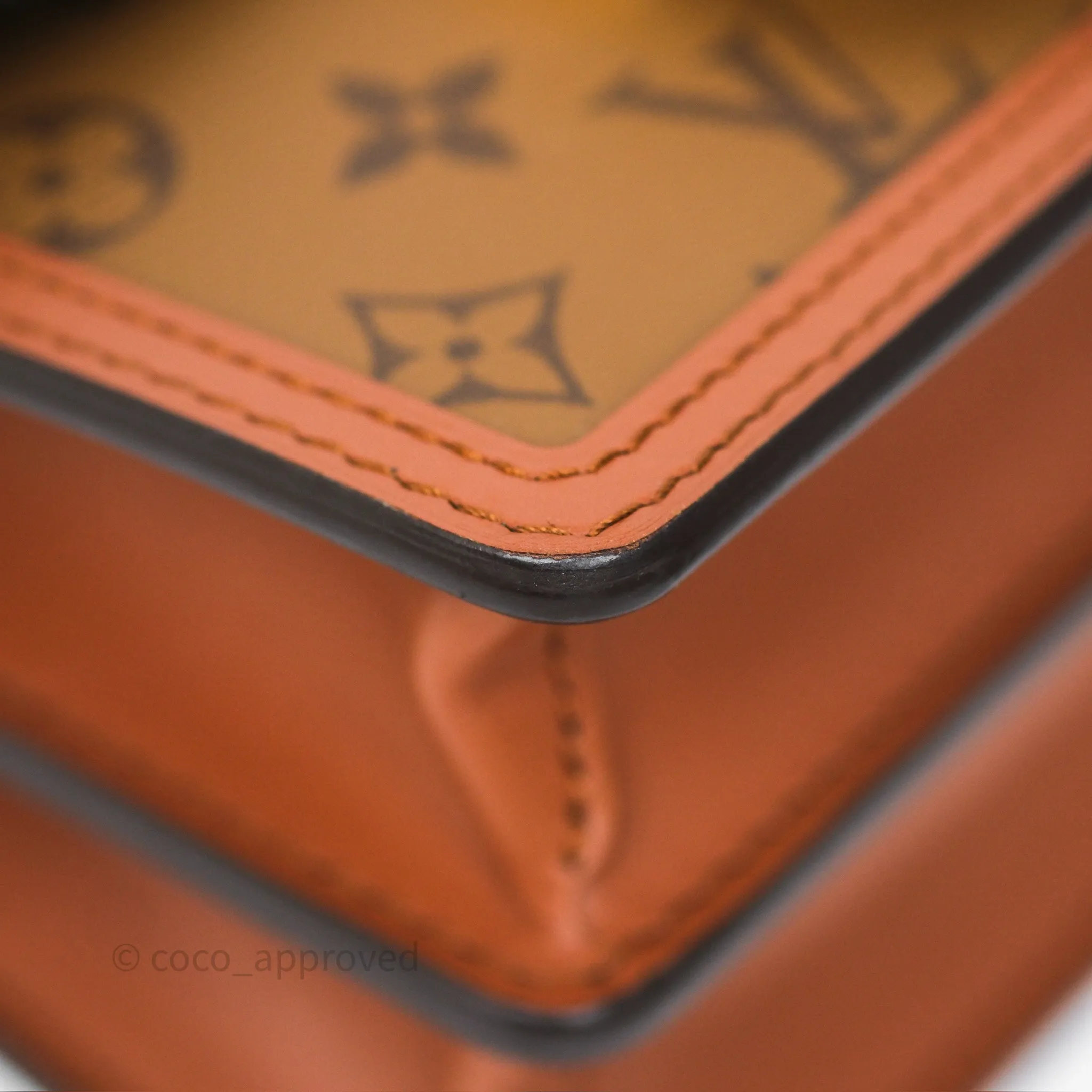 Louis Vuitton Mini Dauphine Monogram Tan Calfskin