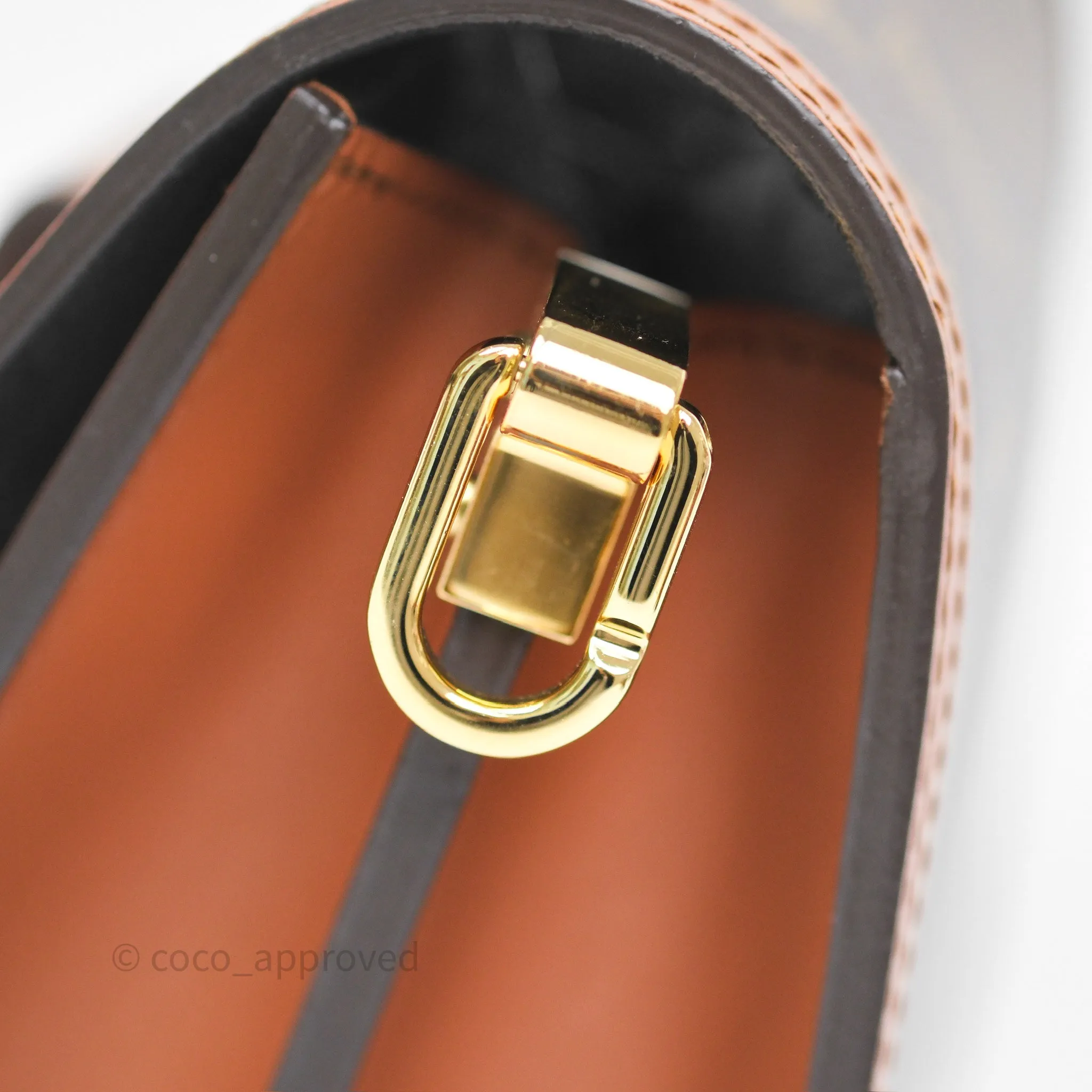 Louis Vuitton Mini Dauphine Monogram Tan Calfskin
