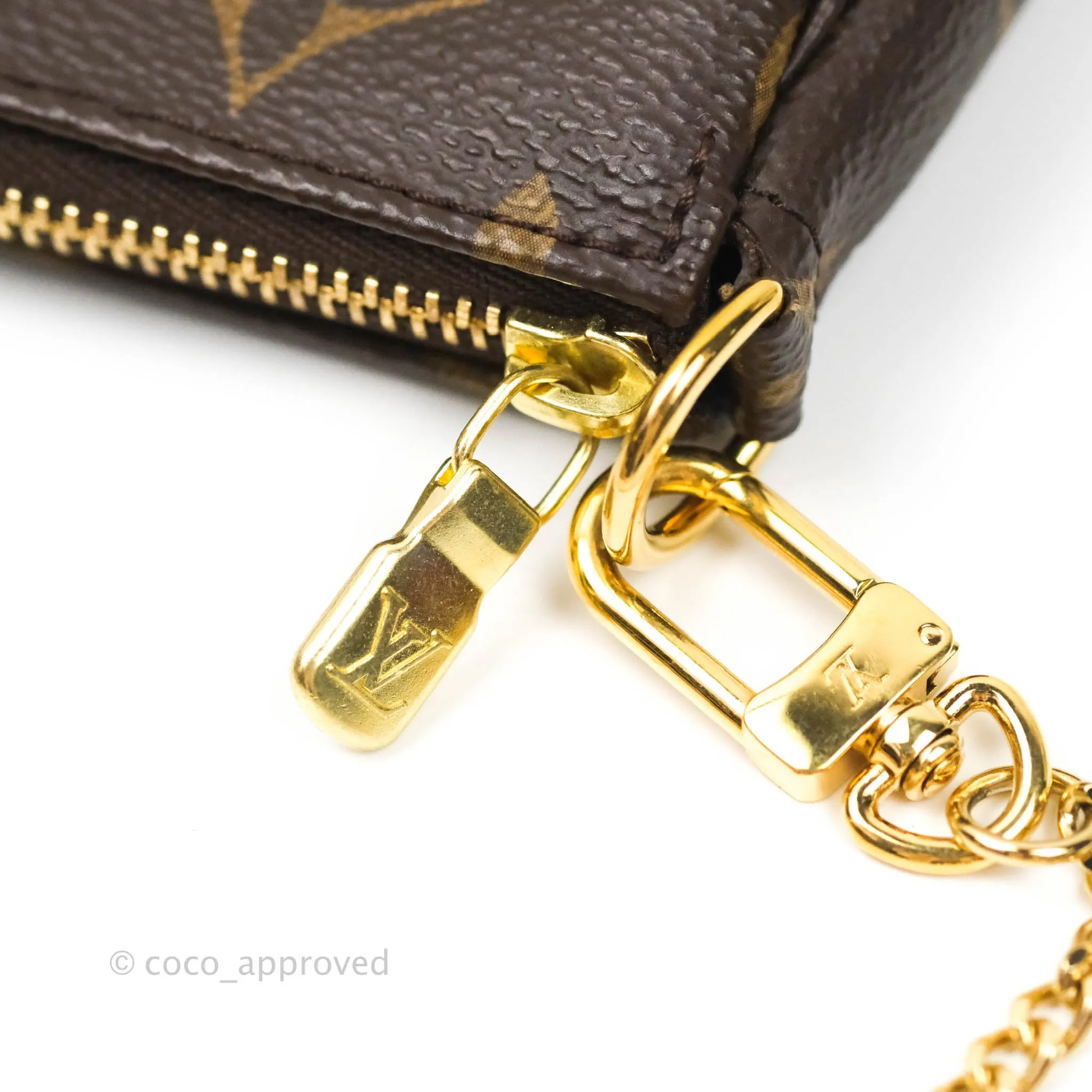 Louis Vuitton Monogram Canvas Mini Pochette Accessories
