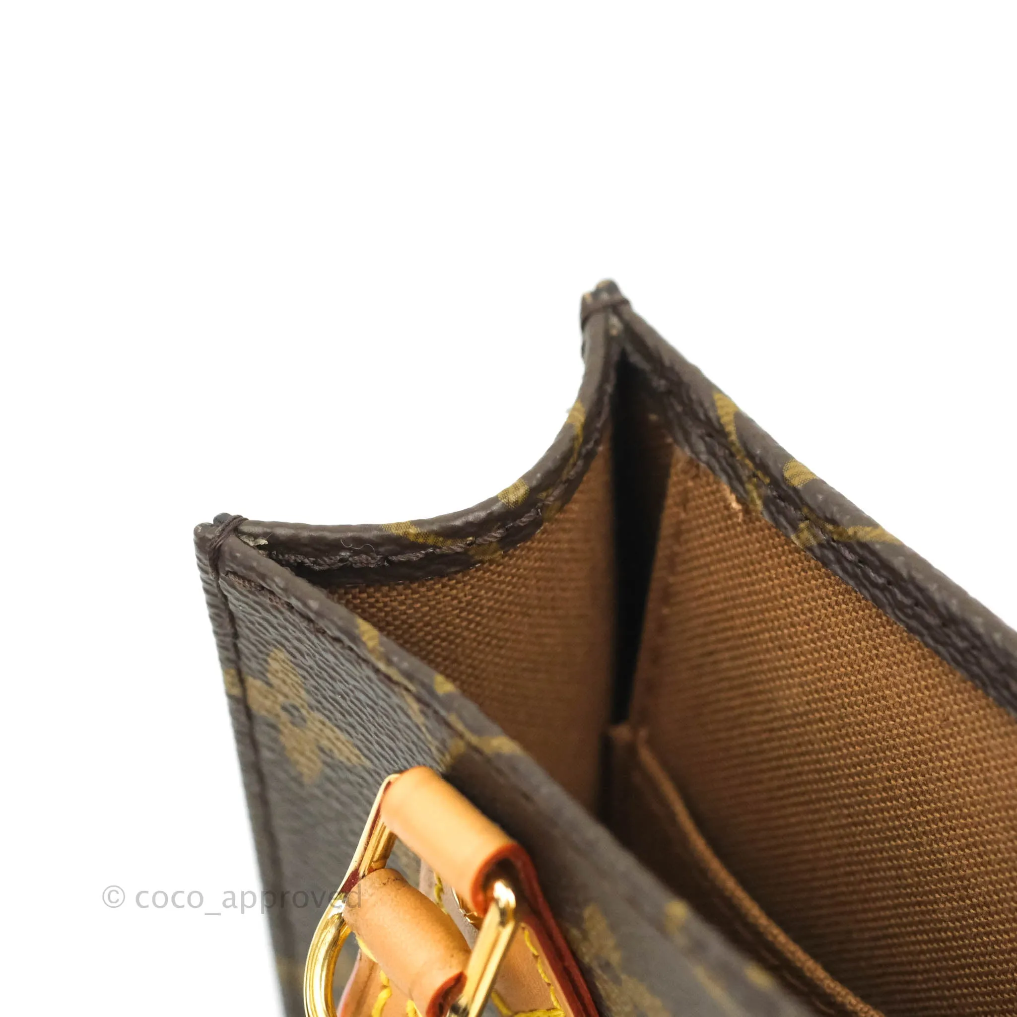 Louis Vuitton Monogram Canvas Petit Sac Plat bag
