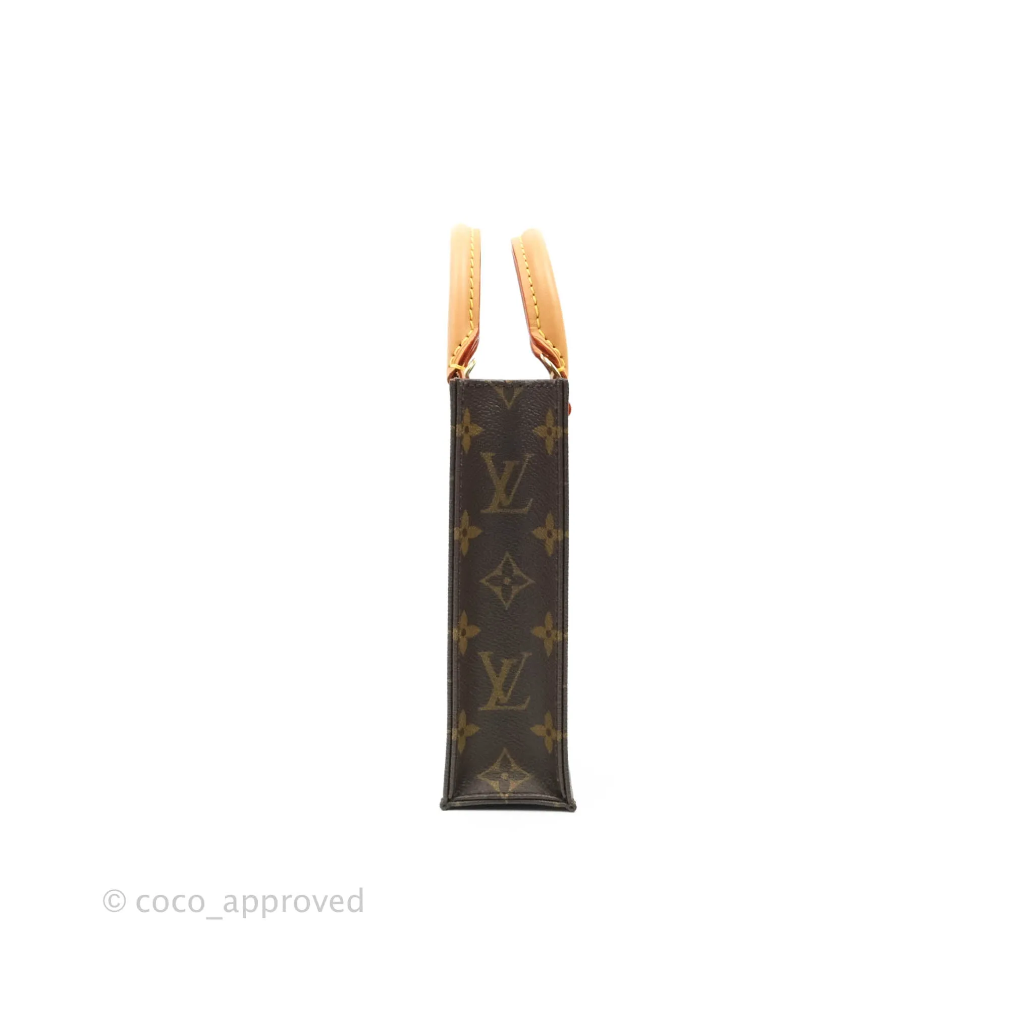 Louis Vuitton Monogram Canvas Petit Sac Plat bag