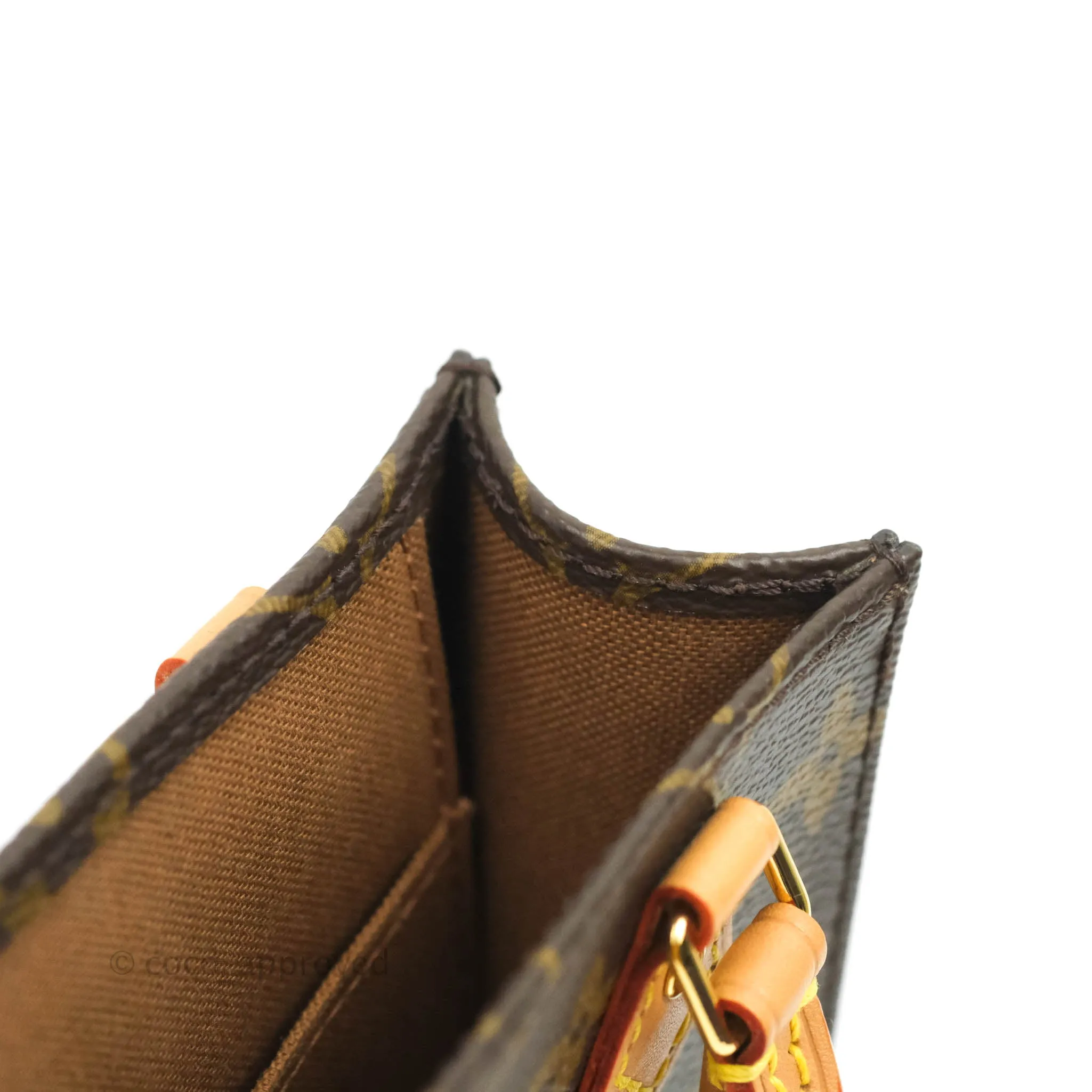 Louis Vuitton Monogram Canvas Petit Sac Plat bag