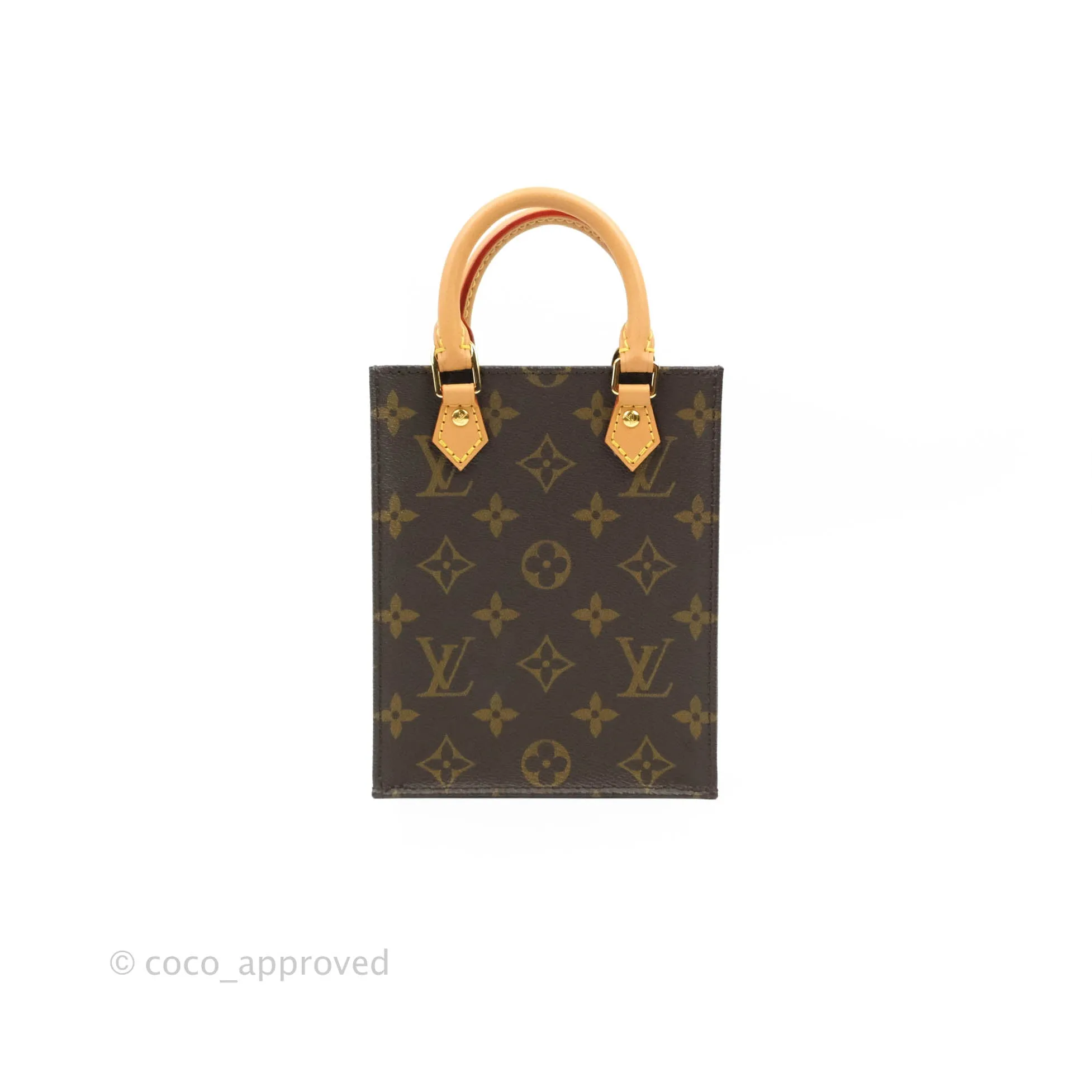 Louis Vuitton Monogram Canvas Petit Sac Plat bag