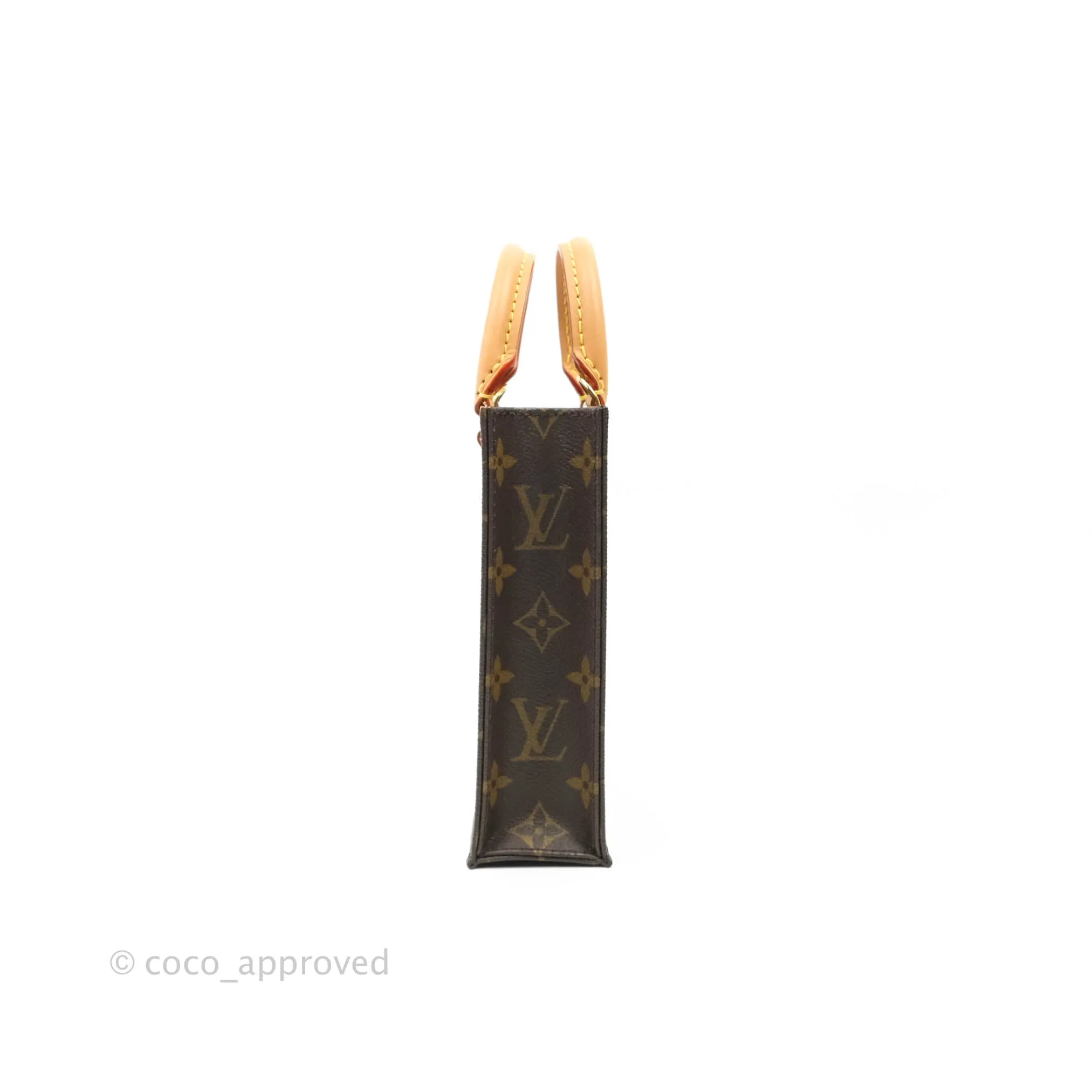 Louis Vuitton Monogram Canvas Petit Sac Plat bag