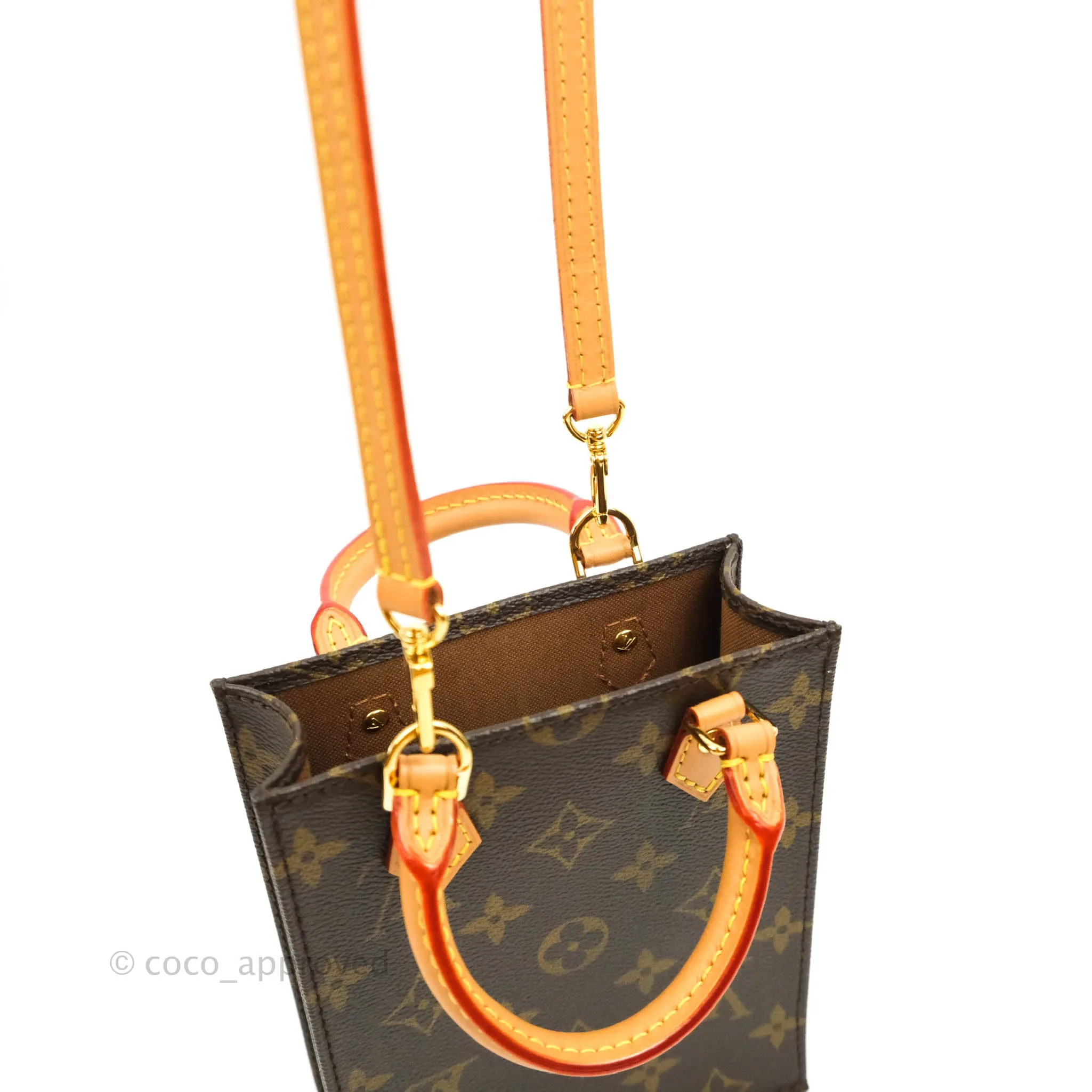 Louis Vuitton Monogram Canvas Petit Sac Plat bag
