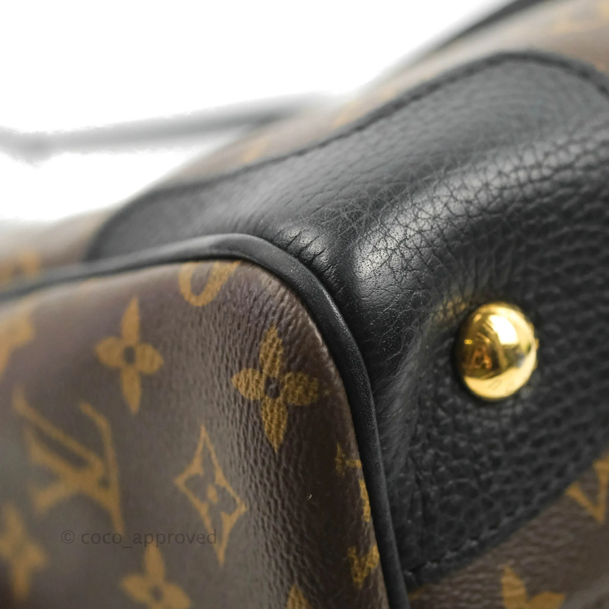 Louis Vuitton Monogram Retiro NM Black