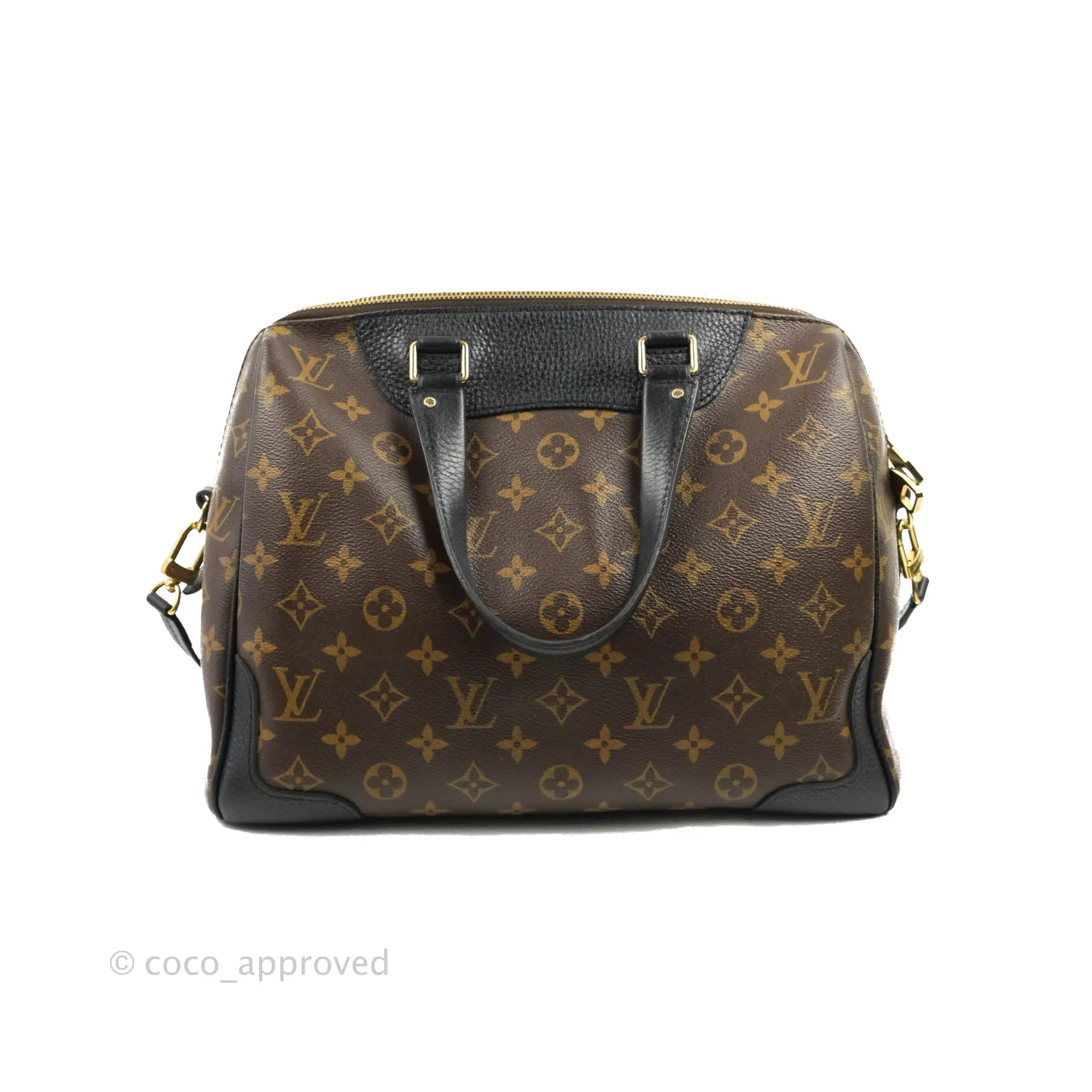 Louis Vuitton Monogram Retiro NM Black