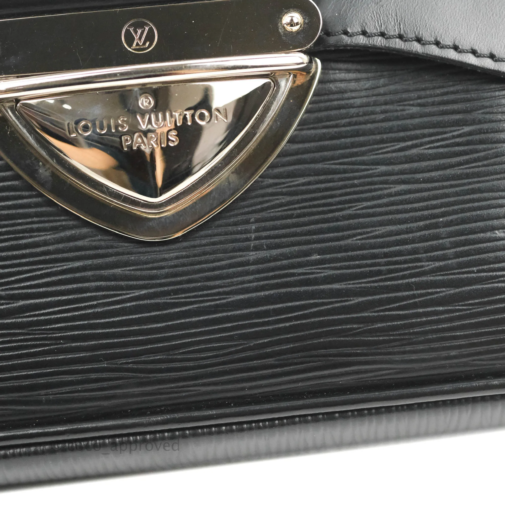 Louis Vuitton Montaigne Clutch Black Epi