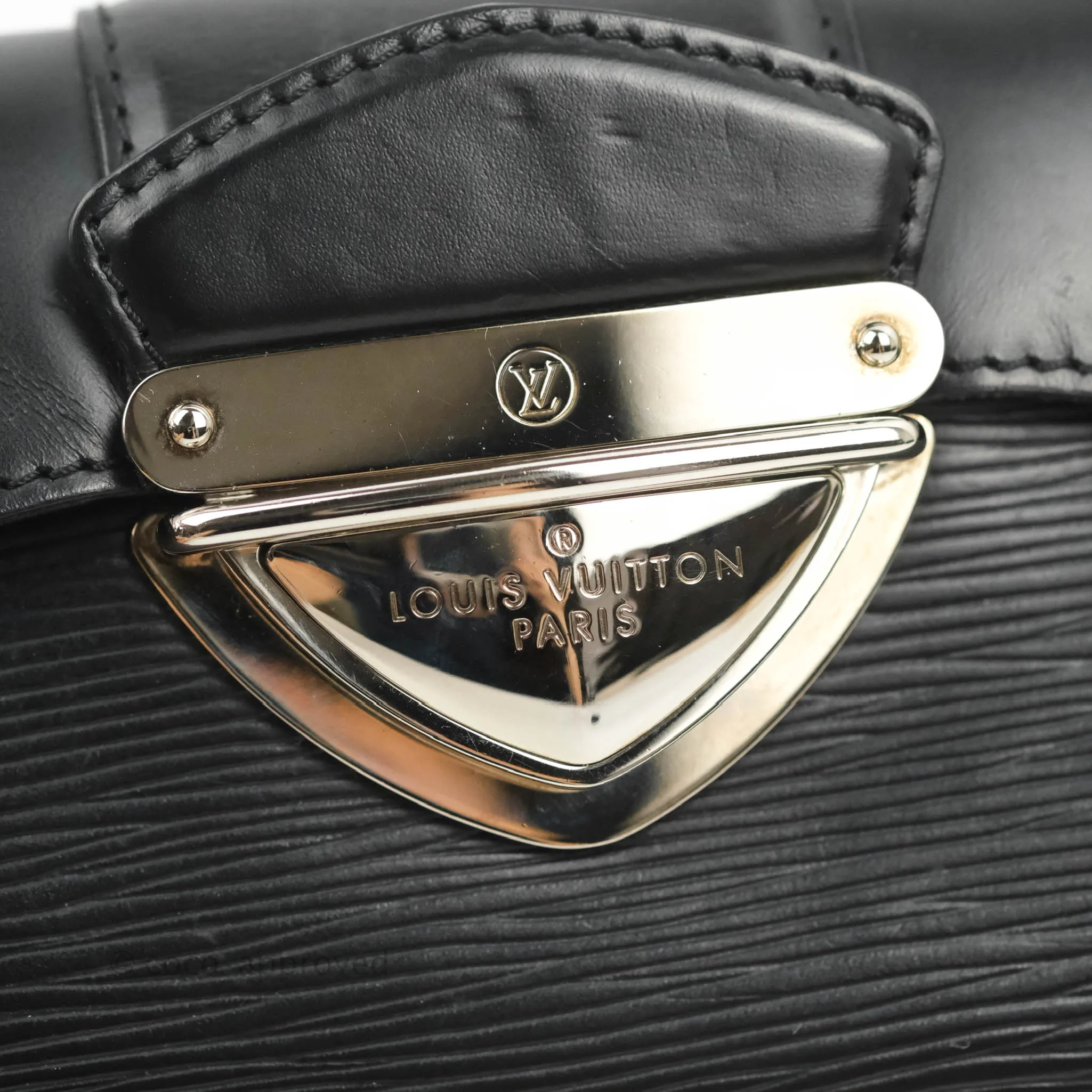 Louis Vuitton Montaigne Clutch Black Epi