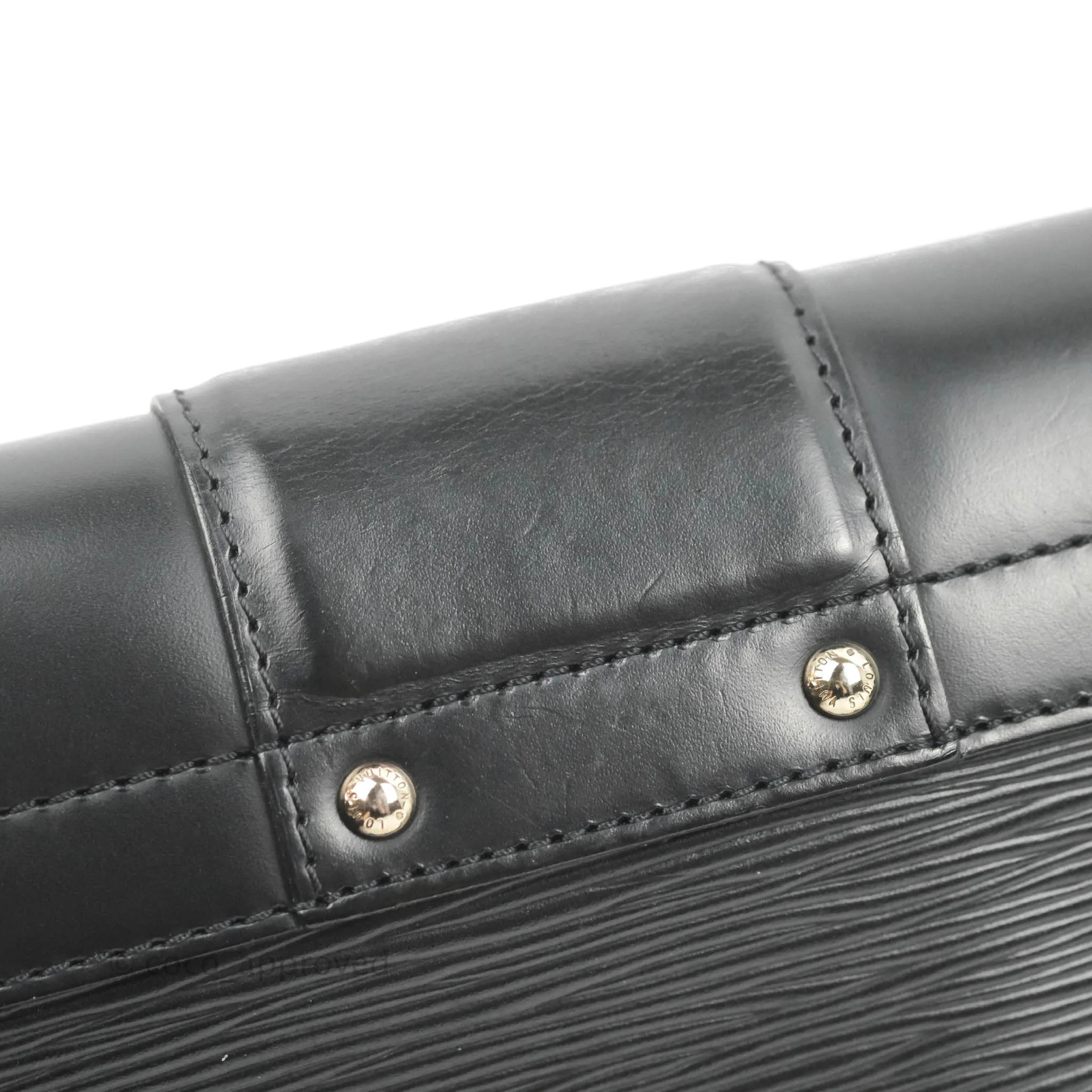 Louis Vuitton Montaigne Clutch Black Epi