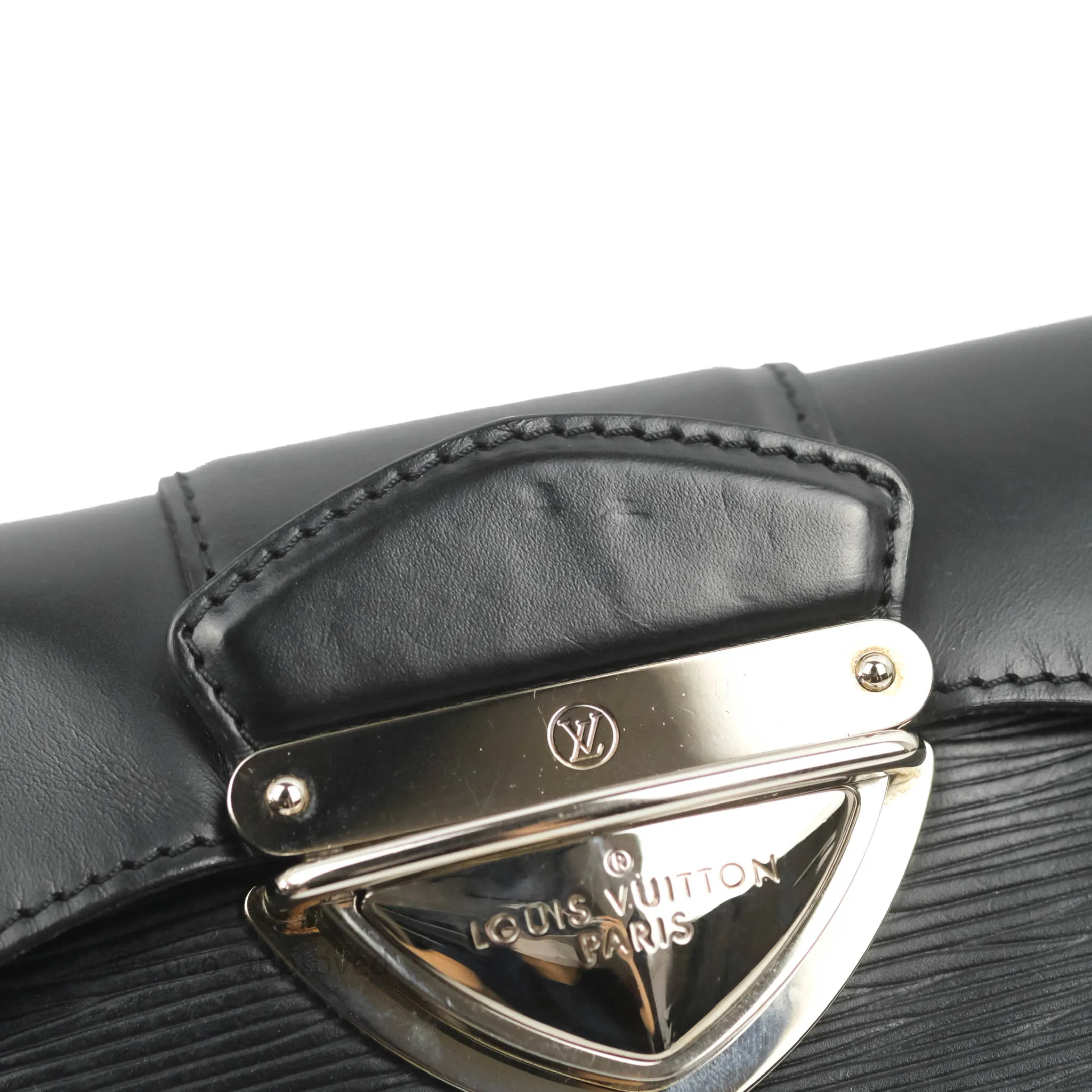 Louis Vuitton Montaigne Clutch Black Epi