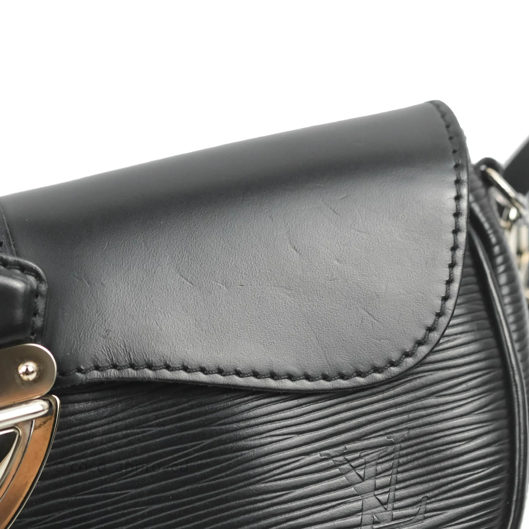 Louis Vuitton Montaigne Clutch Black Epi