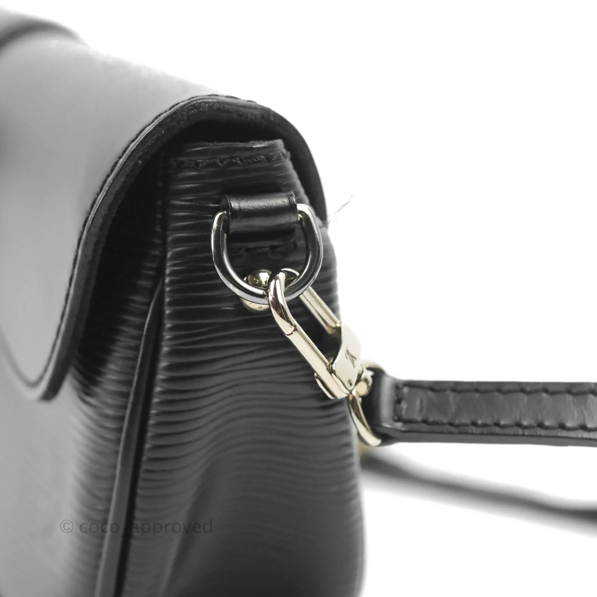Louis Vuitton Montaigne Clutch Black Epi