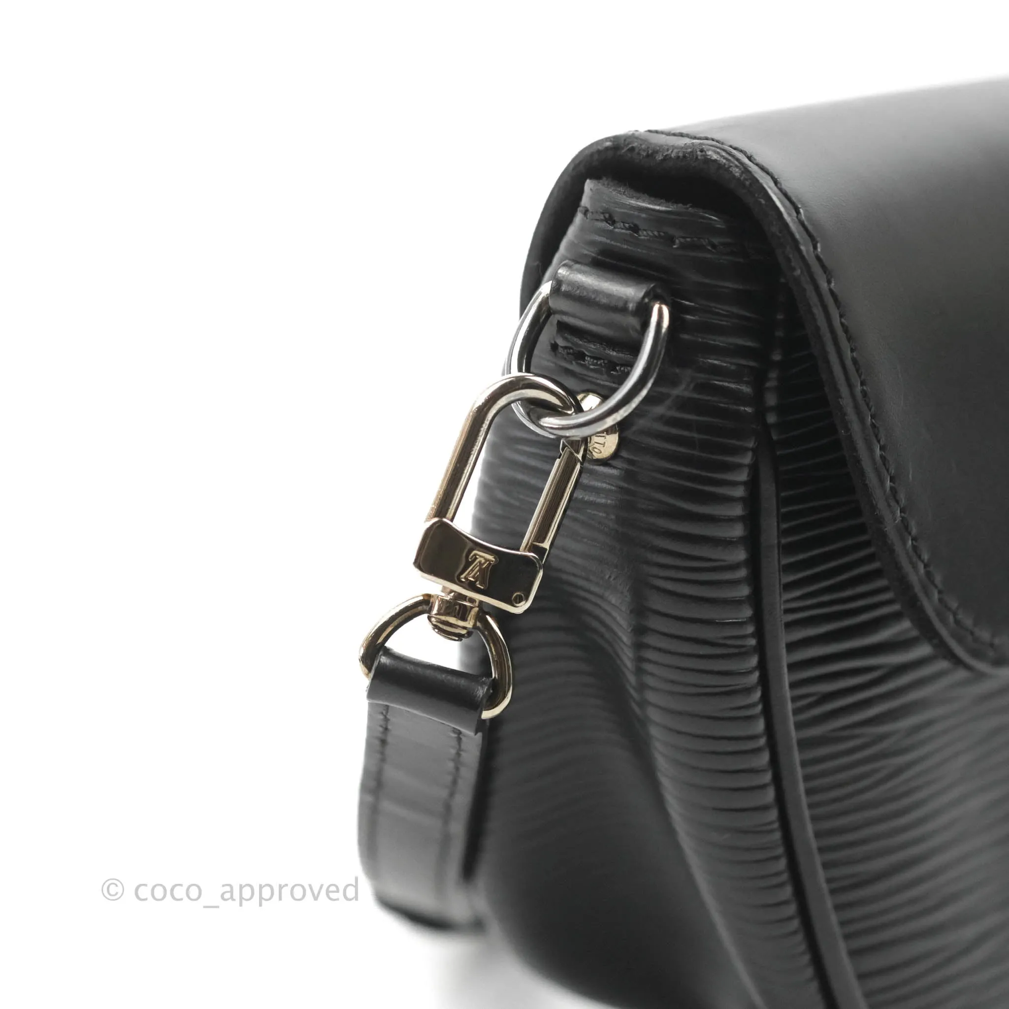 Louis Vuitton Montaigne Clutch Black Epi