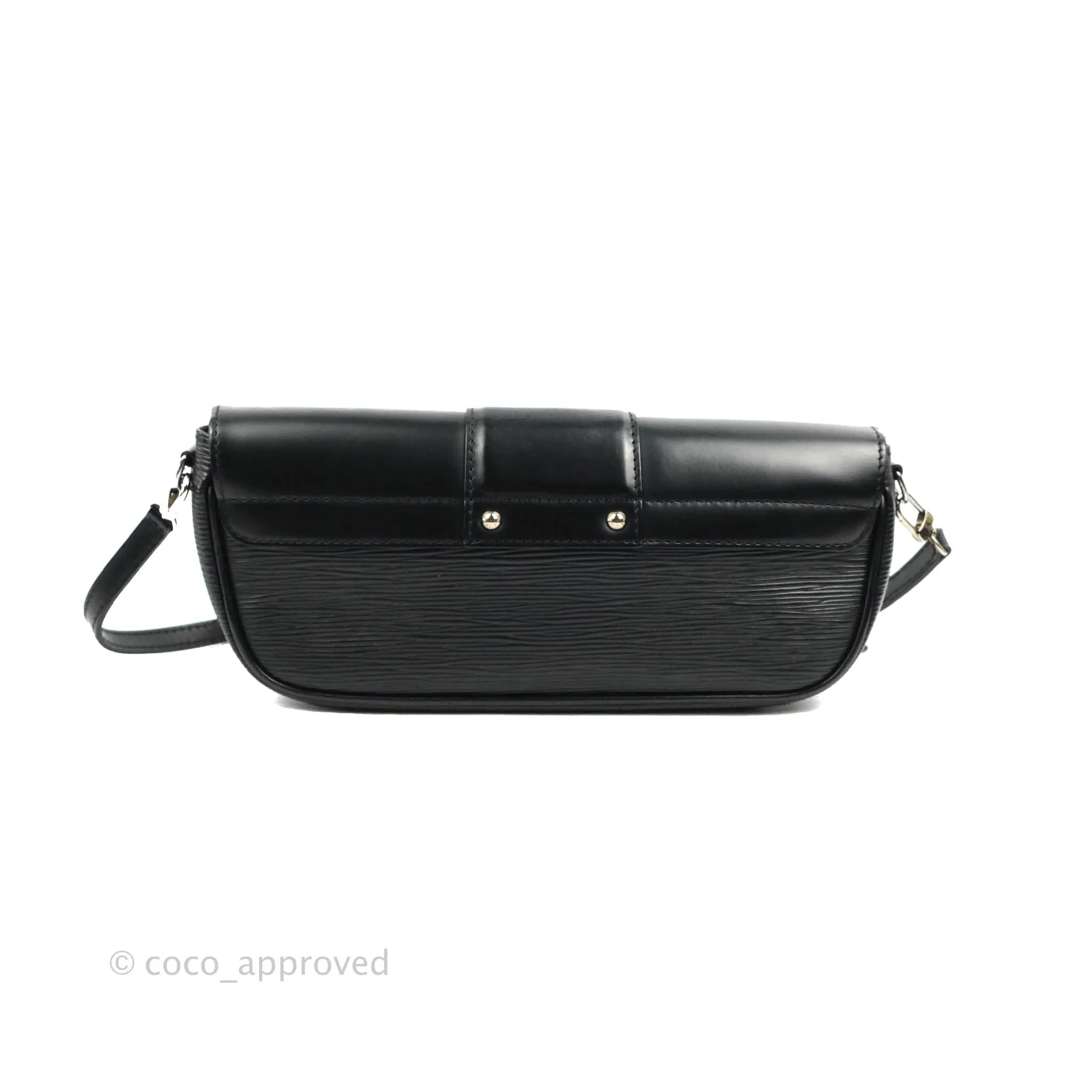 Louis Vuitton Montaigne Clutch Black Epi