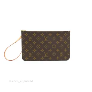 Louis Vuitton Neverfull Clutch Monogram Canvas