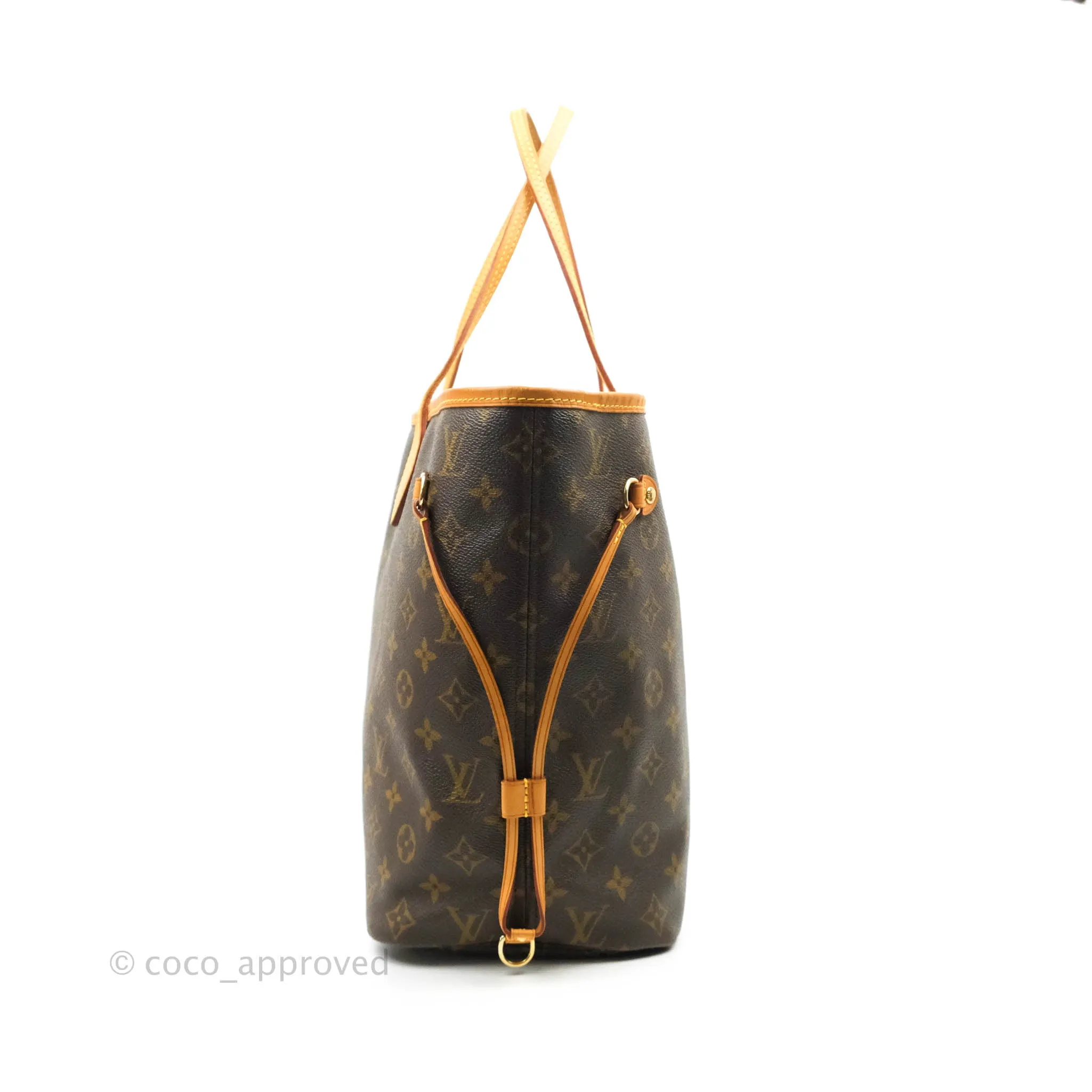 Louis Vuitton Neverfull MM Tote Bag Monogram Canvas