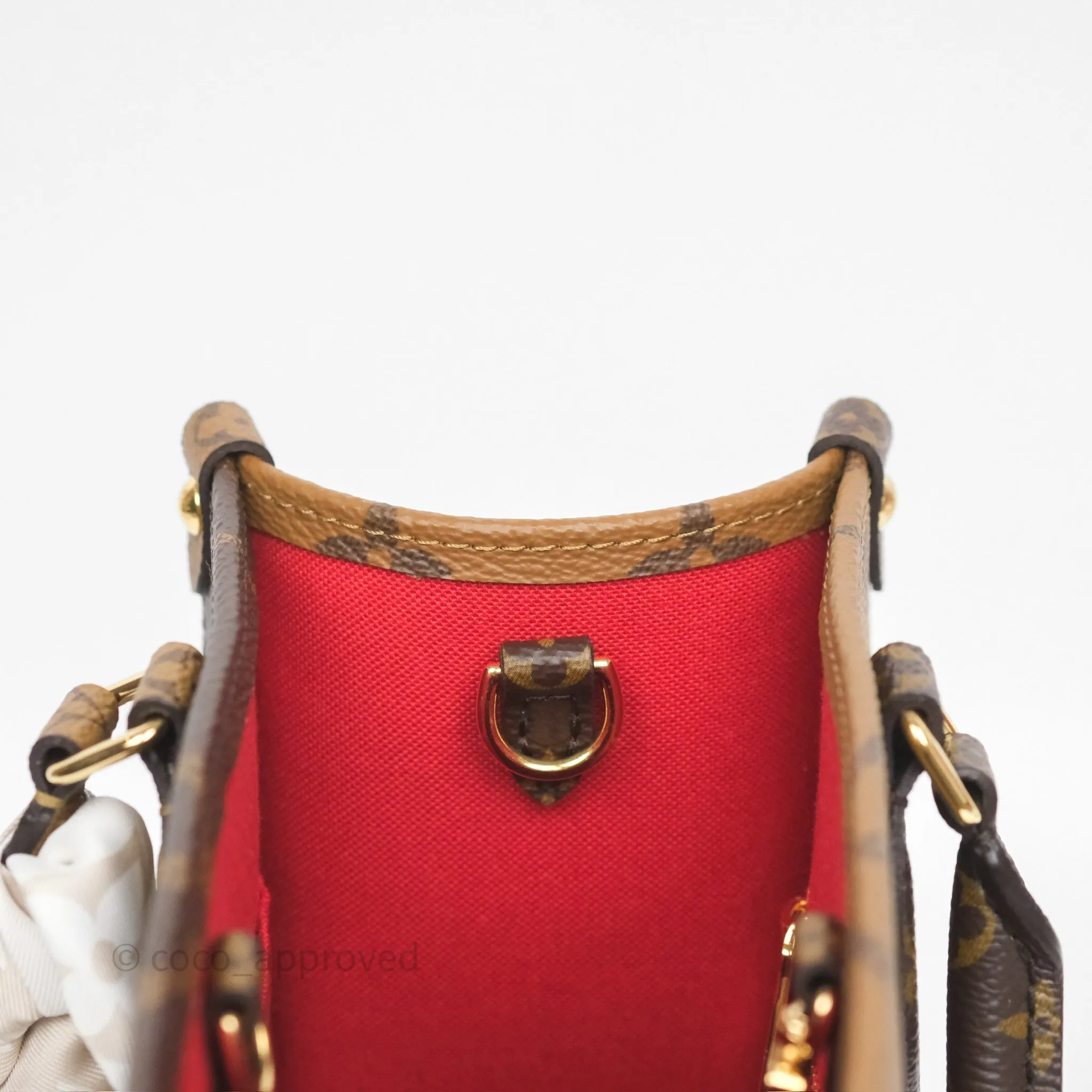 Louis Vuitton OnTheGo PM in Monogram Reverse Canvas