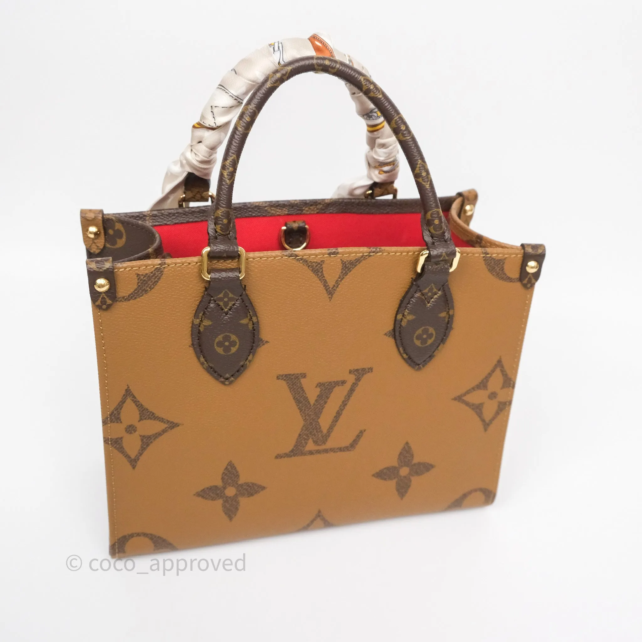 Louis Vuitton OnTheGo PM in Monogram Reverse Canvas