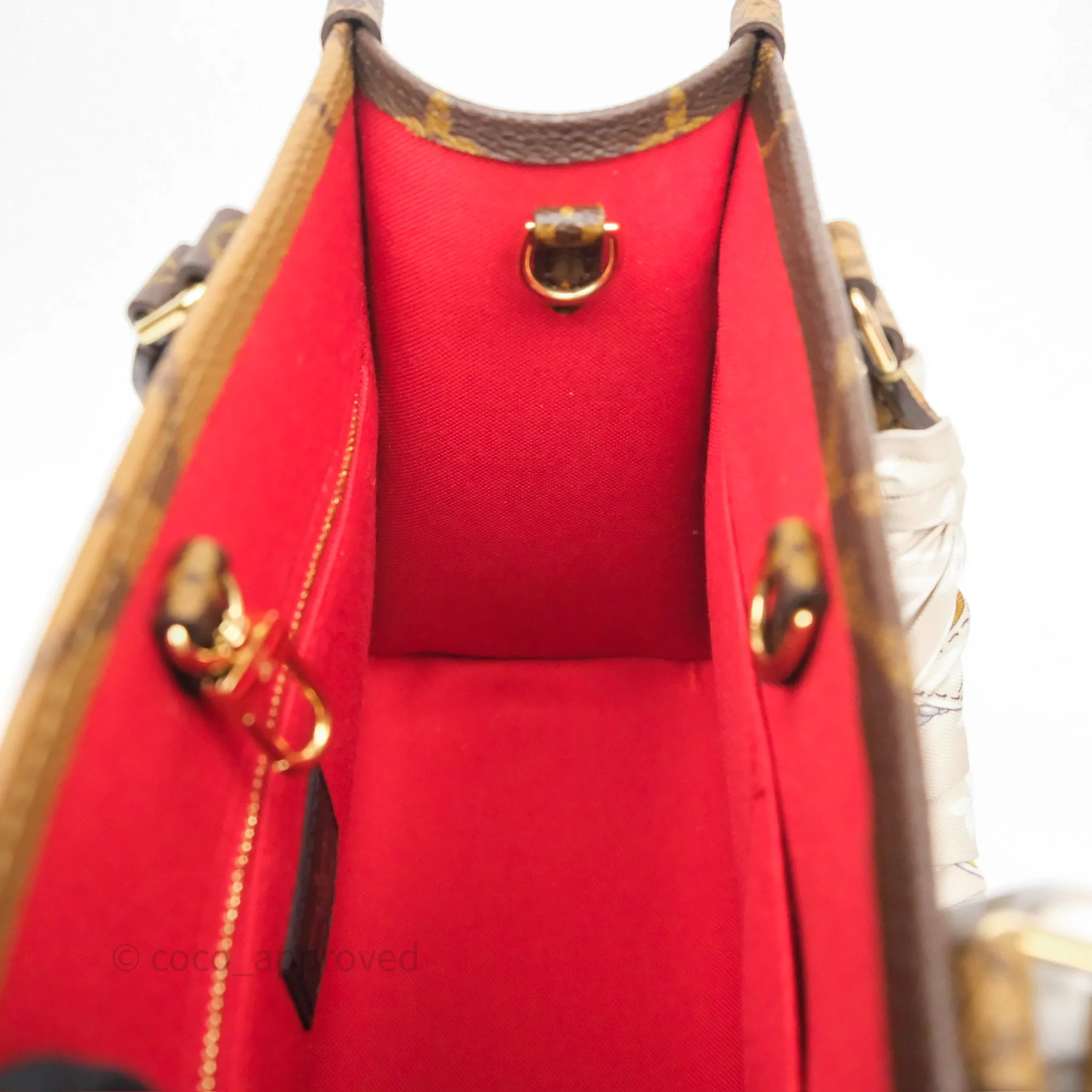 Louis Vuitton OnTheGo PM in Monogram Reverse Canvas
