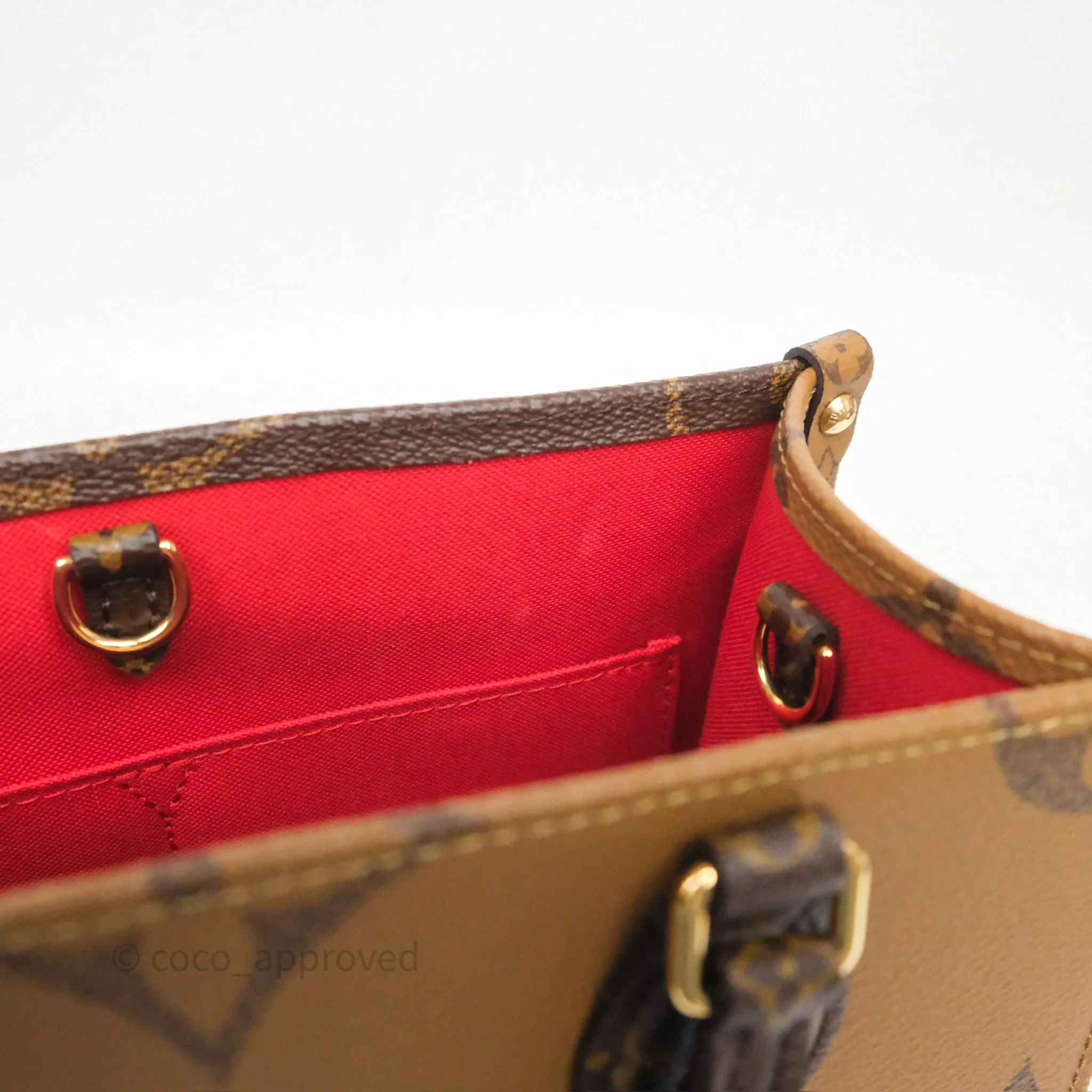 Louis Vuitton OnTheGo PM in Monogram Reverse Canvas