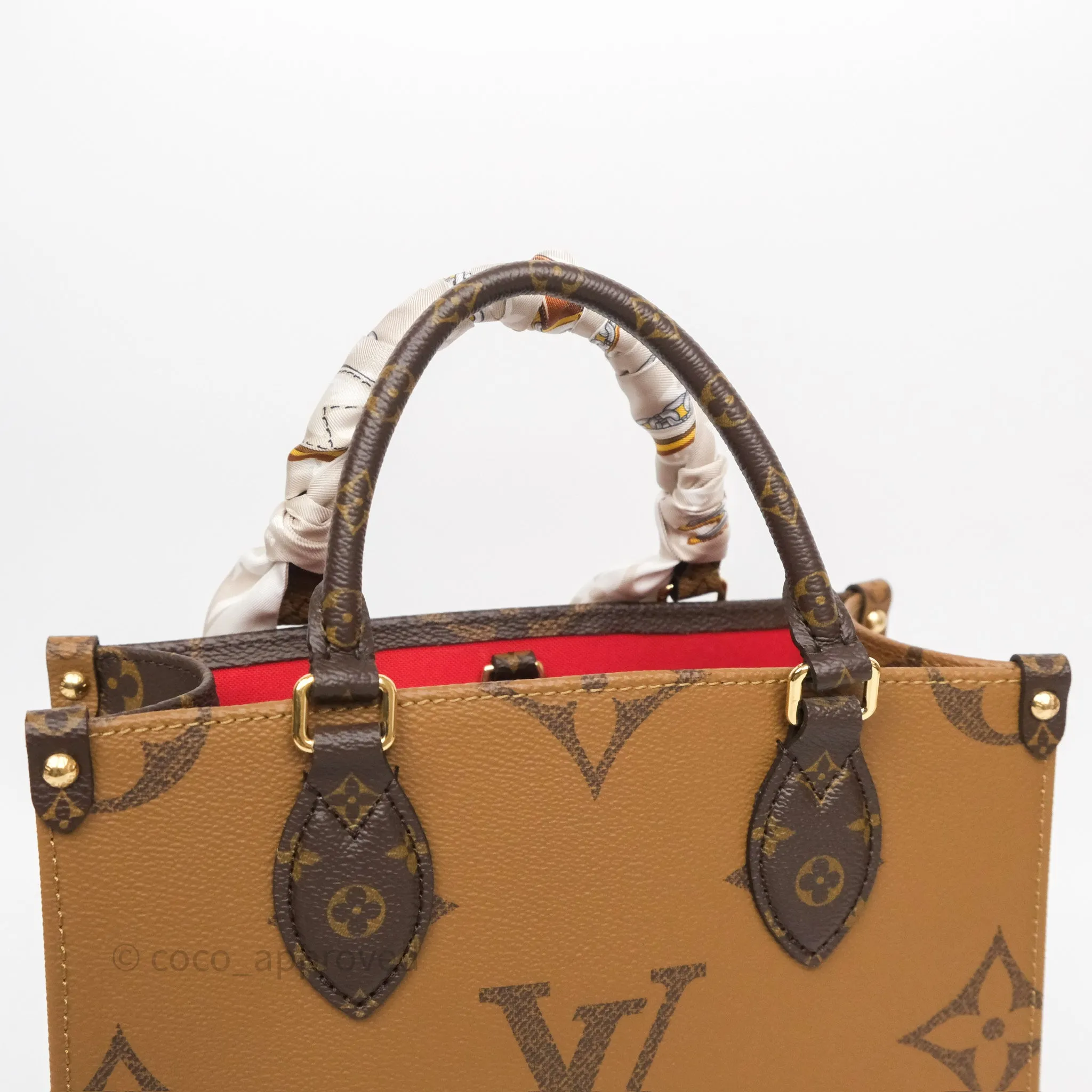 Louis Vuitton OnTheGo PM in Monogram Reverse Canvas