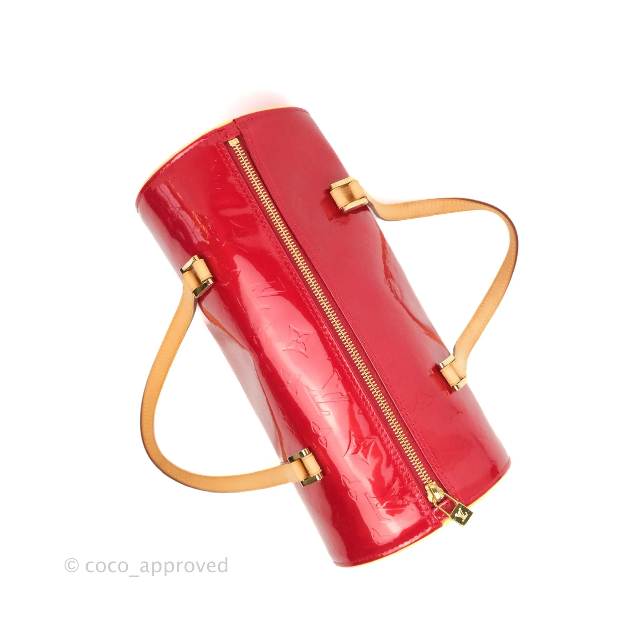 Louis Vuitton Papillon 30 Red Patent Monogram