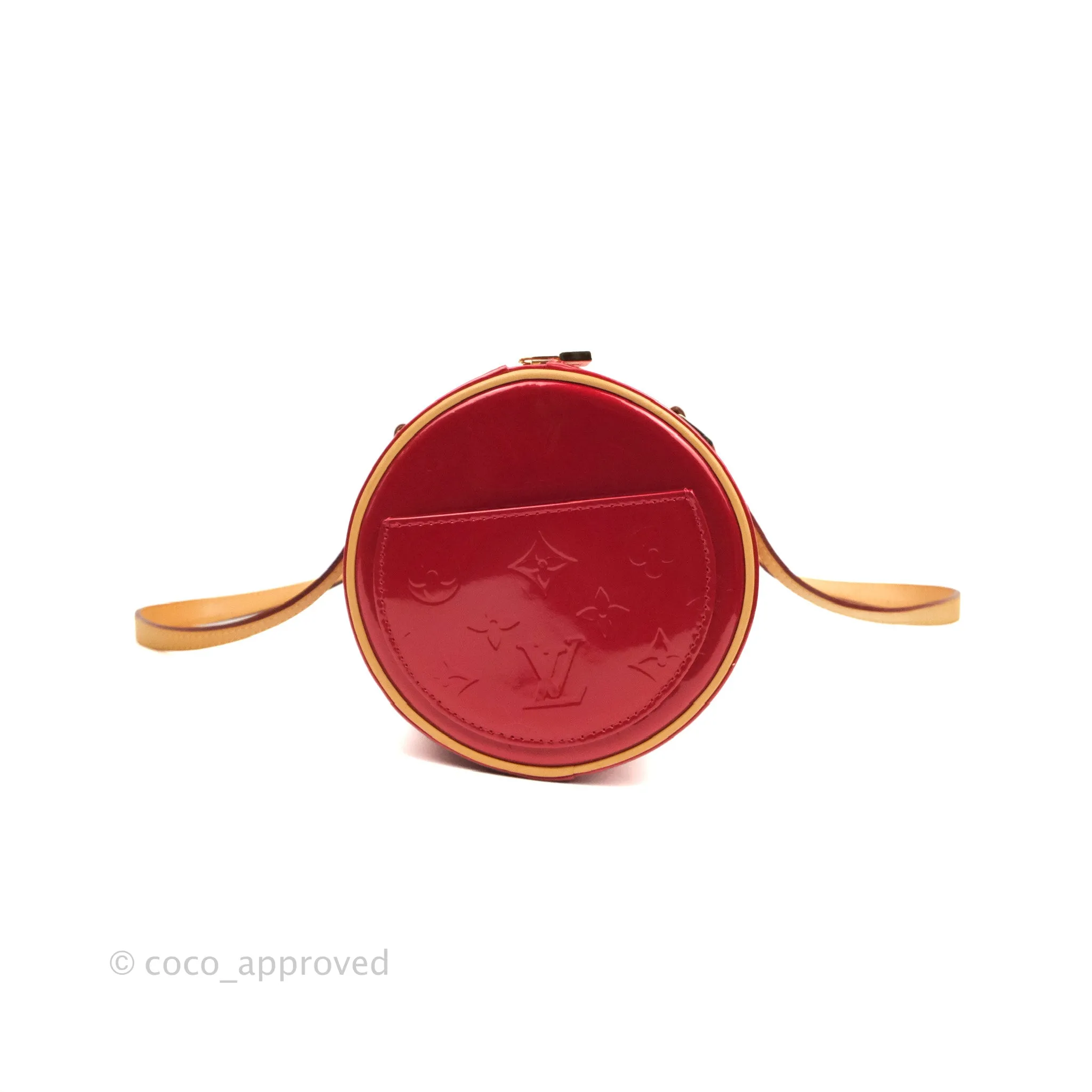 Louis Vuitton Papillon 30 Red Patent Monogram