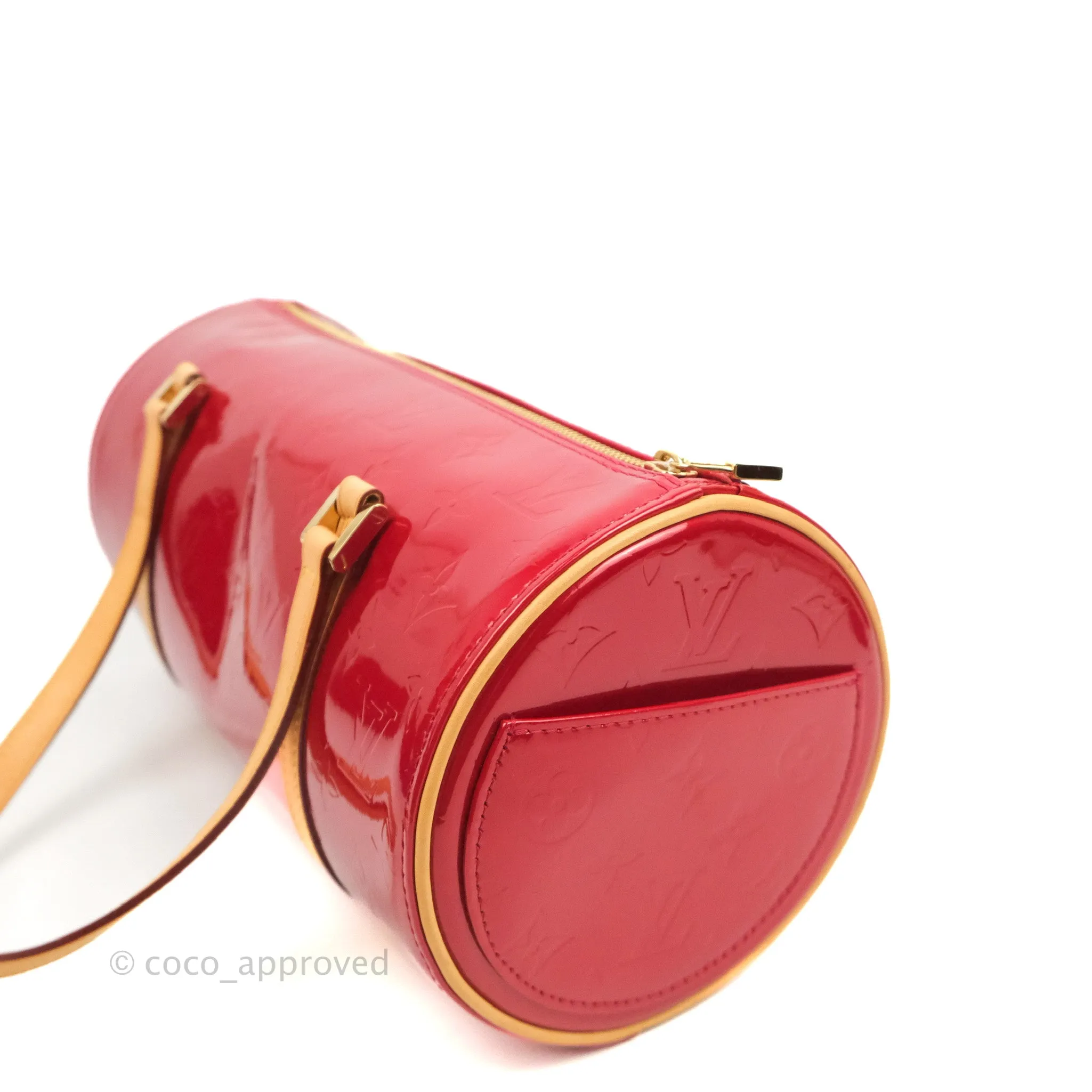 Louis Vuitton Papillon 30 Red Patent Monogram