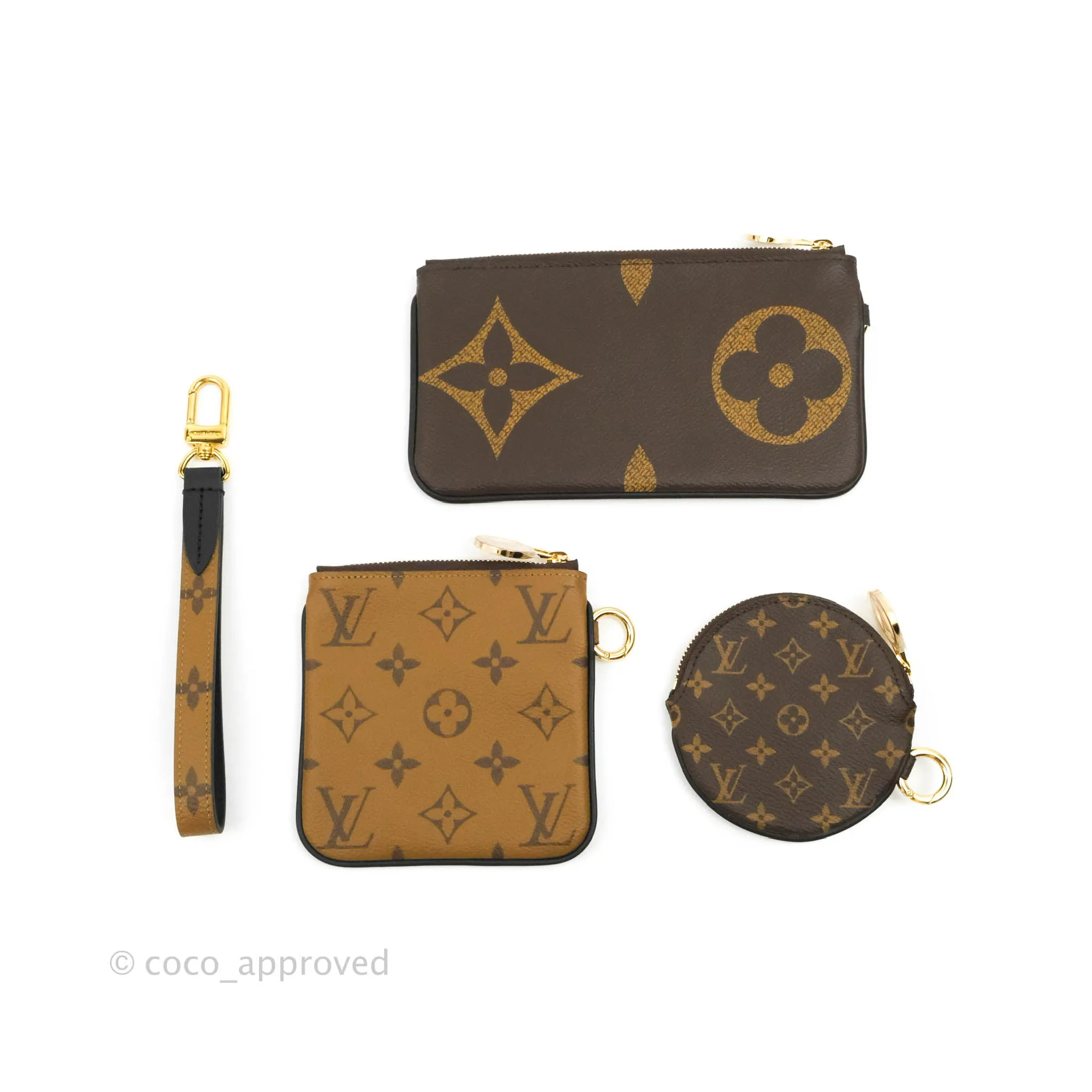 Louis Vuitton Trio Pouch Monogram Canvas