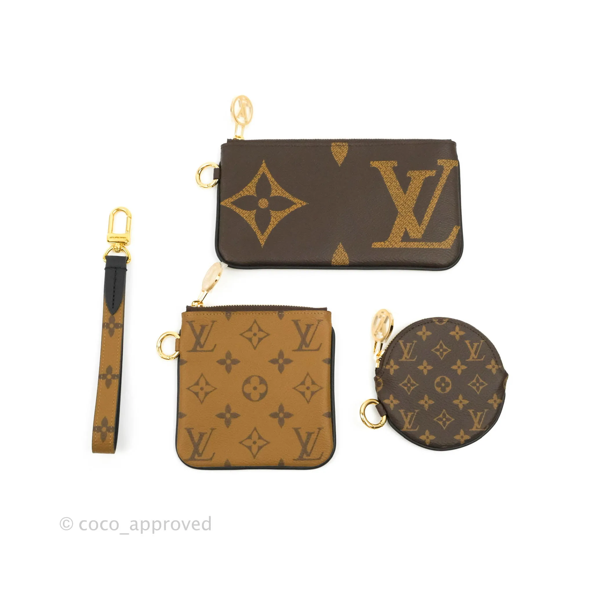 Louis Vuitton Trio Pouch Monogram Canvas
