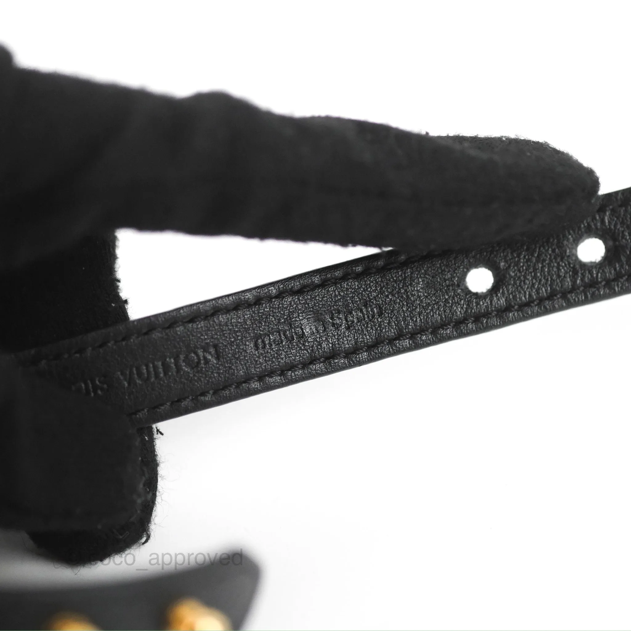 Louis Vuitton Twist Bracelet Black