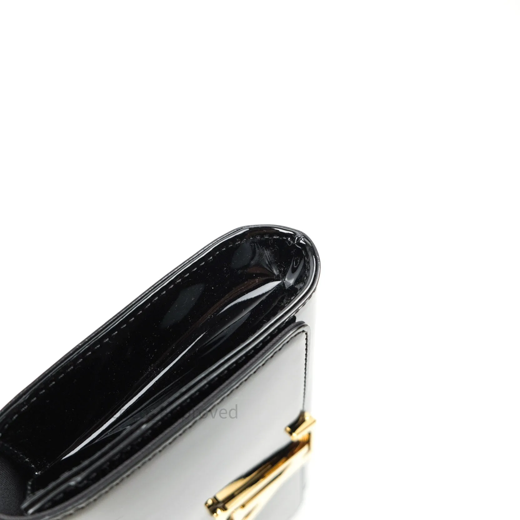 Louis Vuitton Vernis Louise Clutch Black
