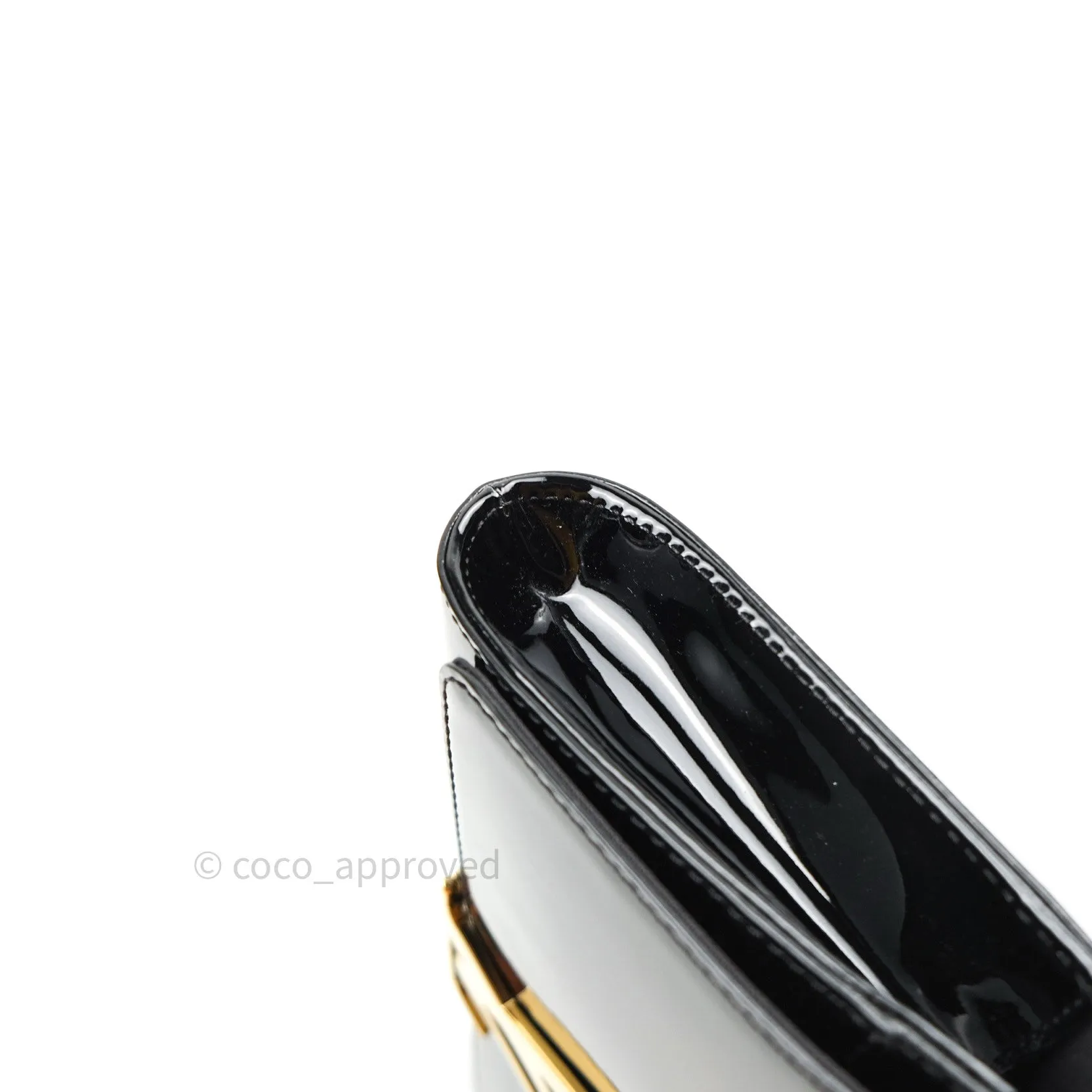 Louis Vuitton Vernis Louise Clutch Black
