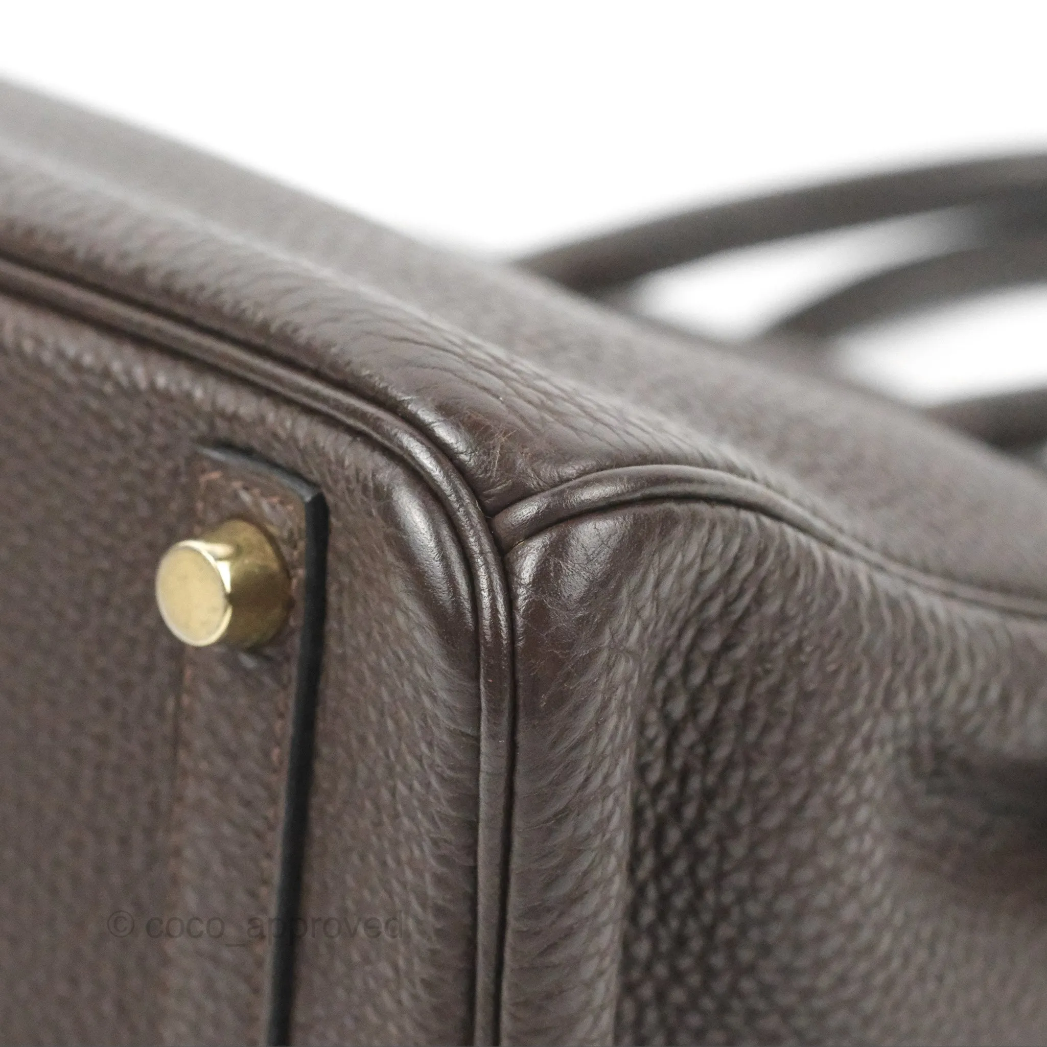 <DM/Email to purchase> Hermes Birkin 25 Chocolate Gold Hardware
