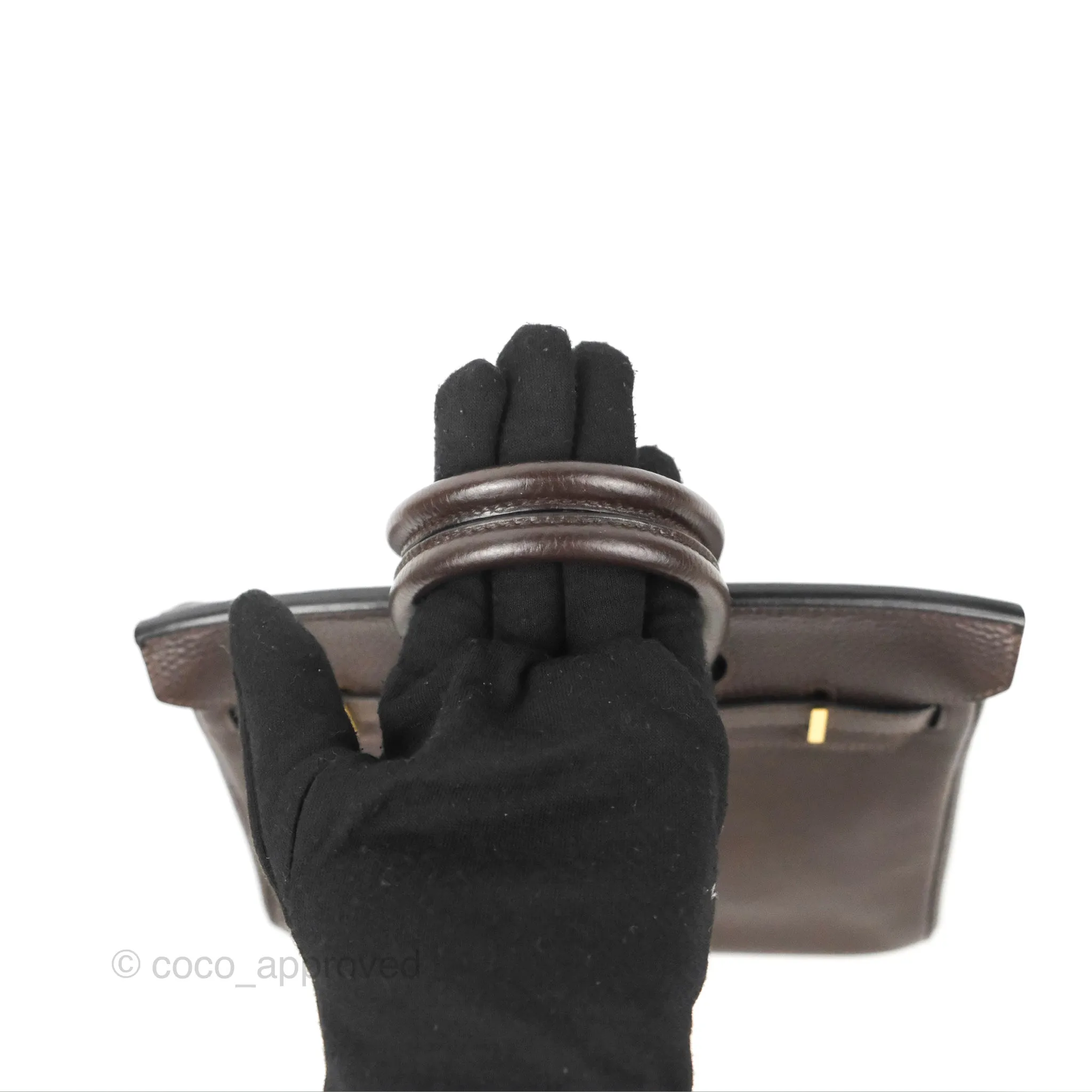<DM/Email to purchase> Hermes Birkin 25 Chocolate Gold Hardware