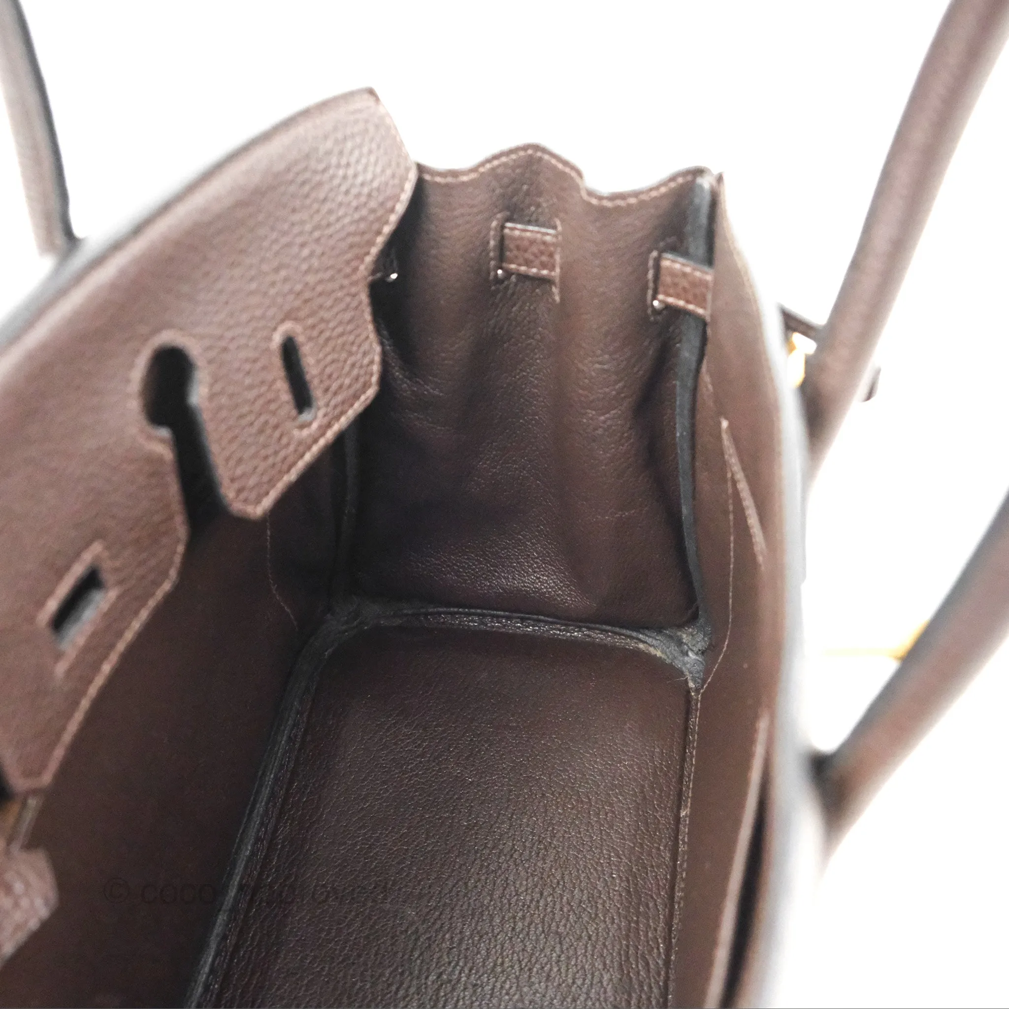 <DM/Email to purchase> Hermes Birkin 25 Chocolate Gold Hardware