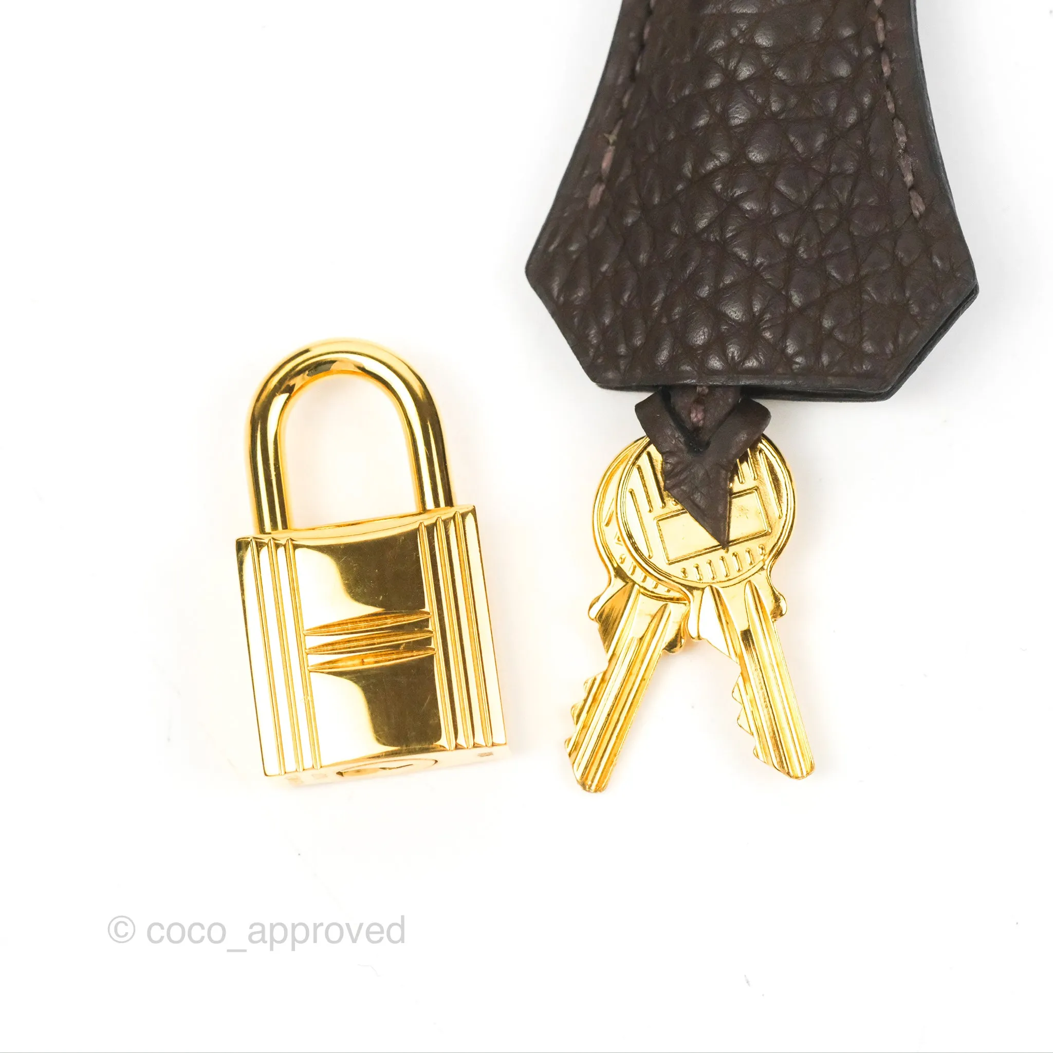 <DM/Email to purchase> Hermes Birkin 25 Chocolate Gold Hardware