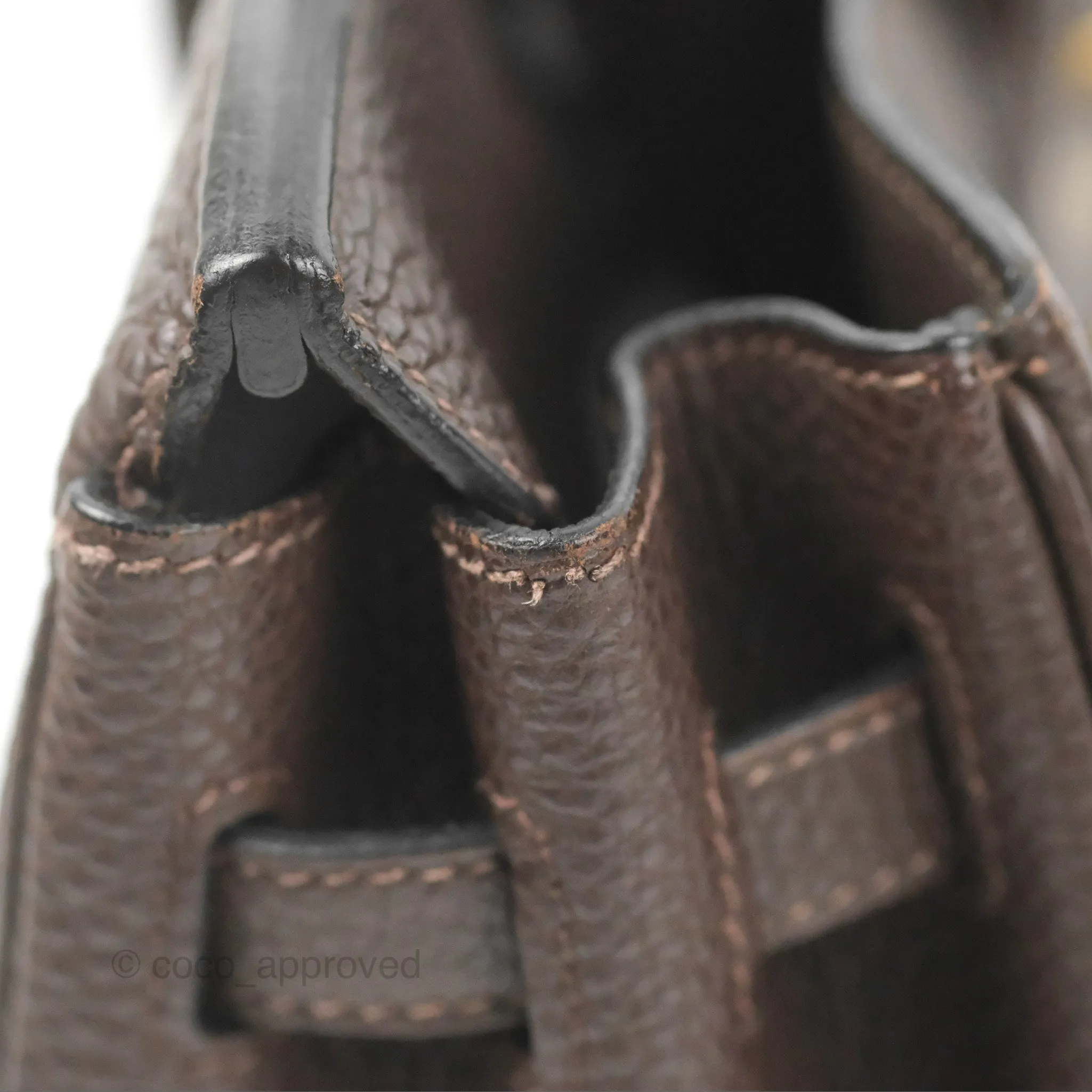 <DM/Email to purchase> Hermes Birkin 25 Chocolate Gold Hardware