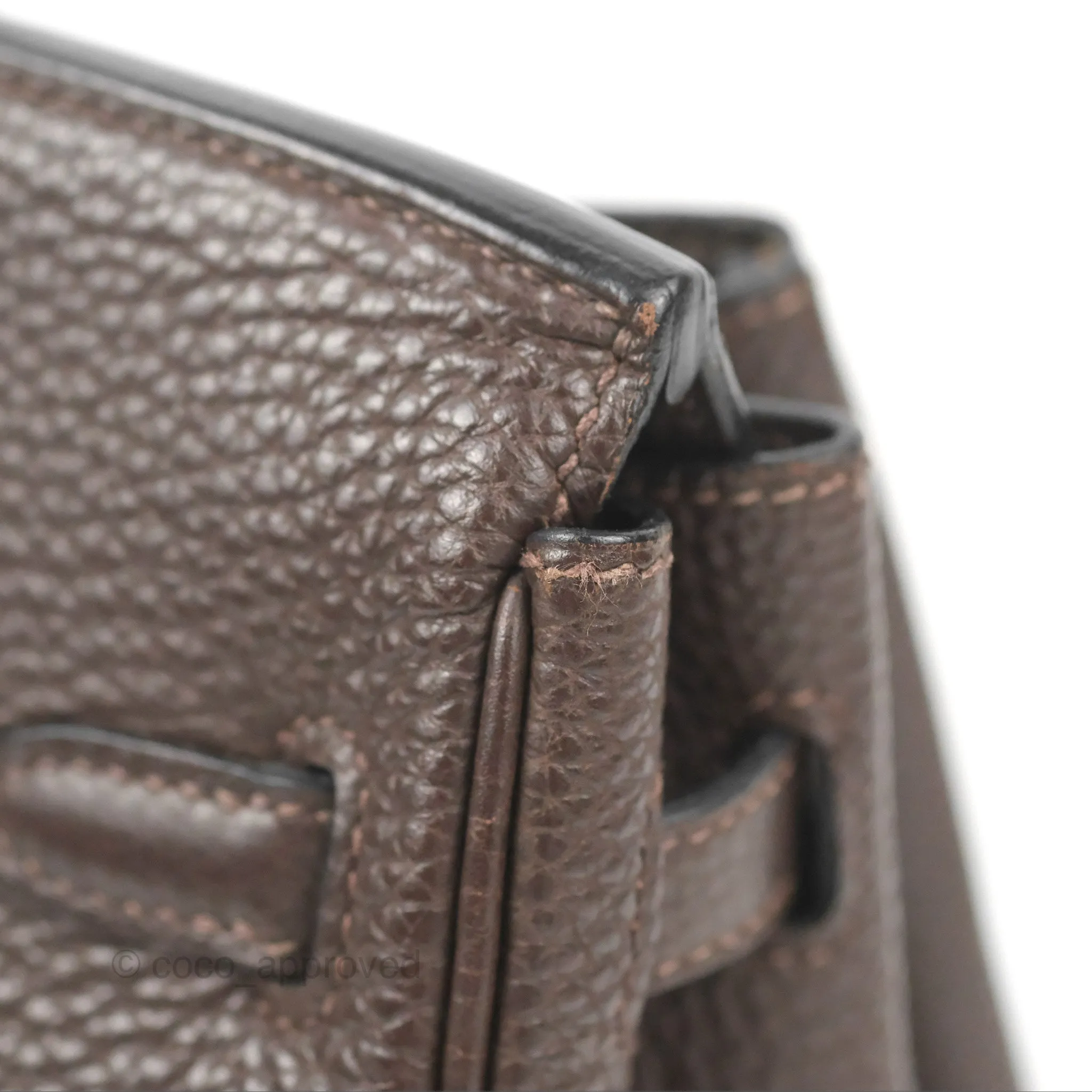 <DM/Email to purchase> Hermes Birkin 25 Chocolate Gold Hardware