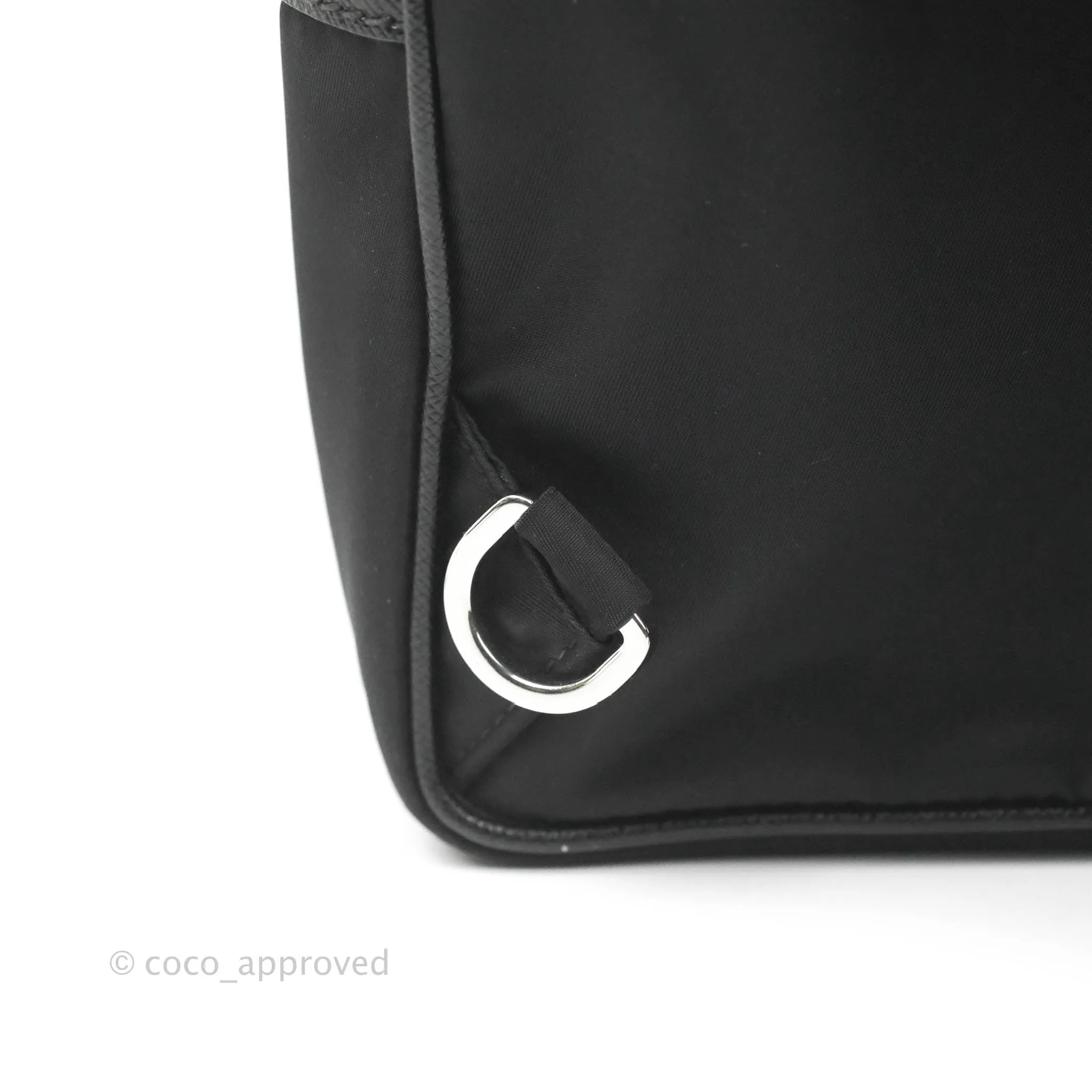 Prada 2-way Black Nylon Backpack