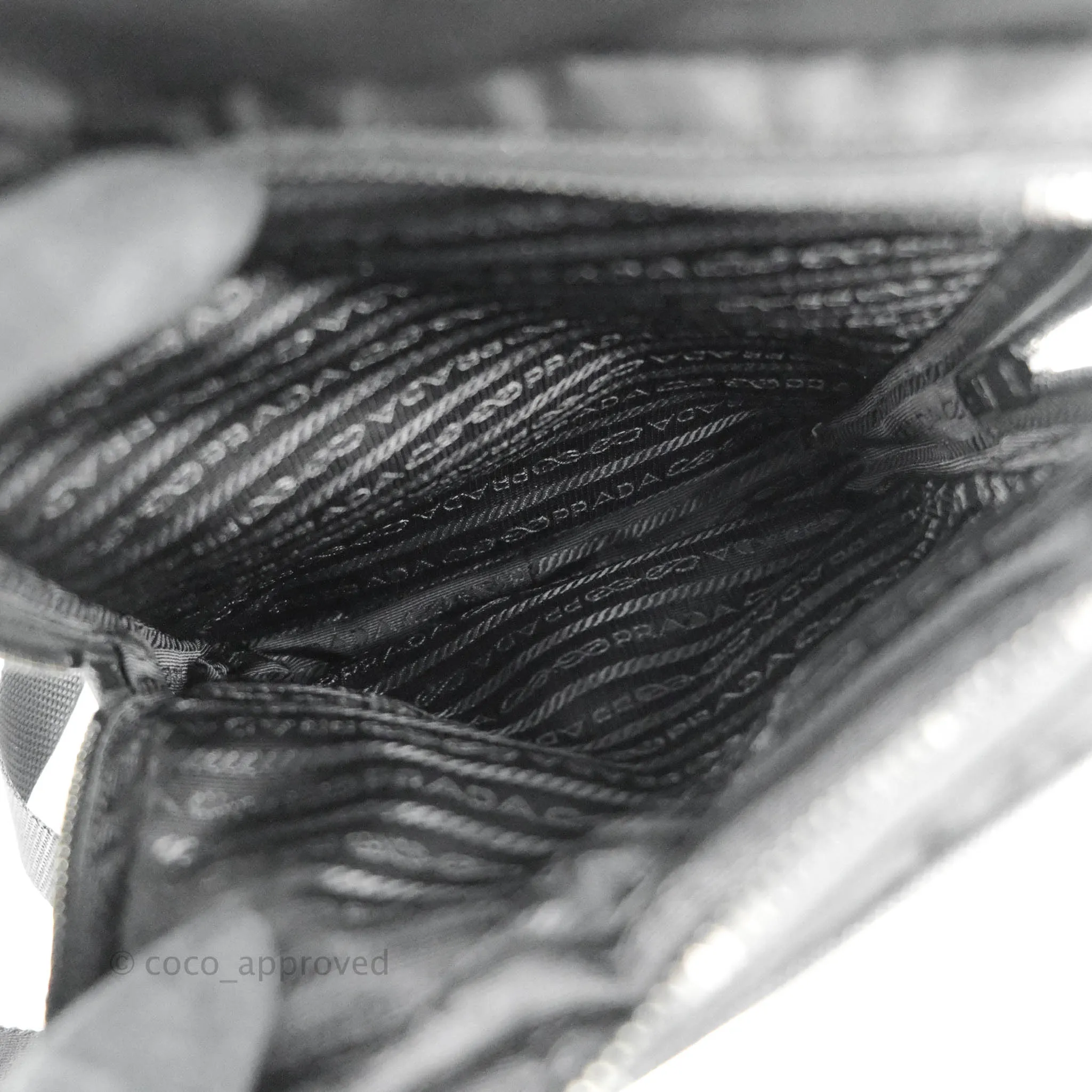 Prada 2-way Black Nylon Backpack