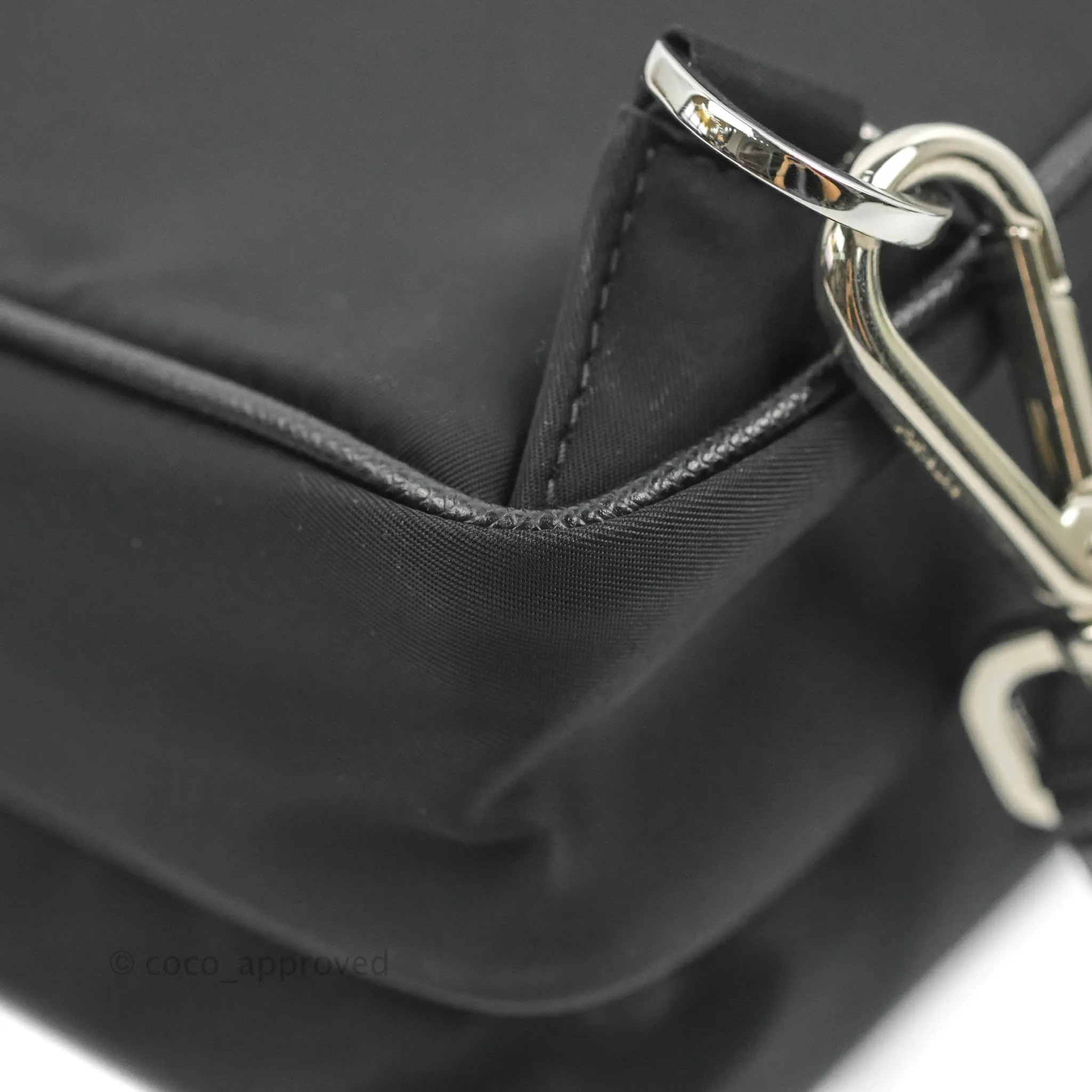 Prada 2-way Black Nylon Backpack