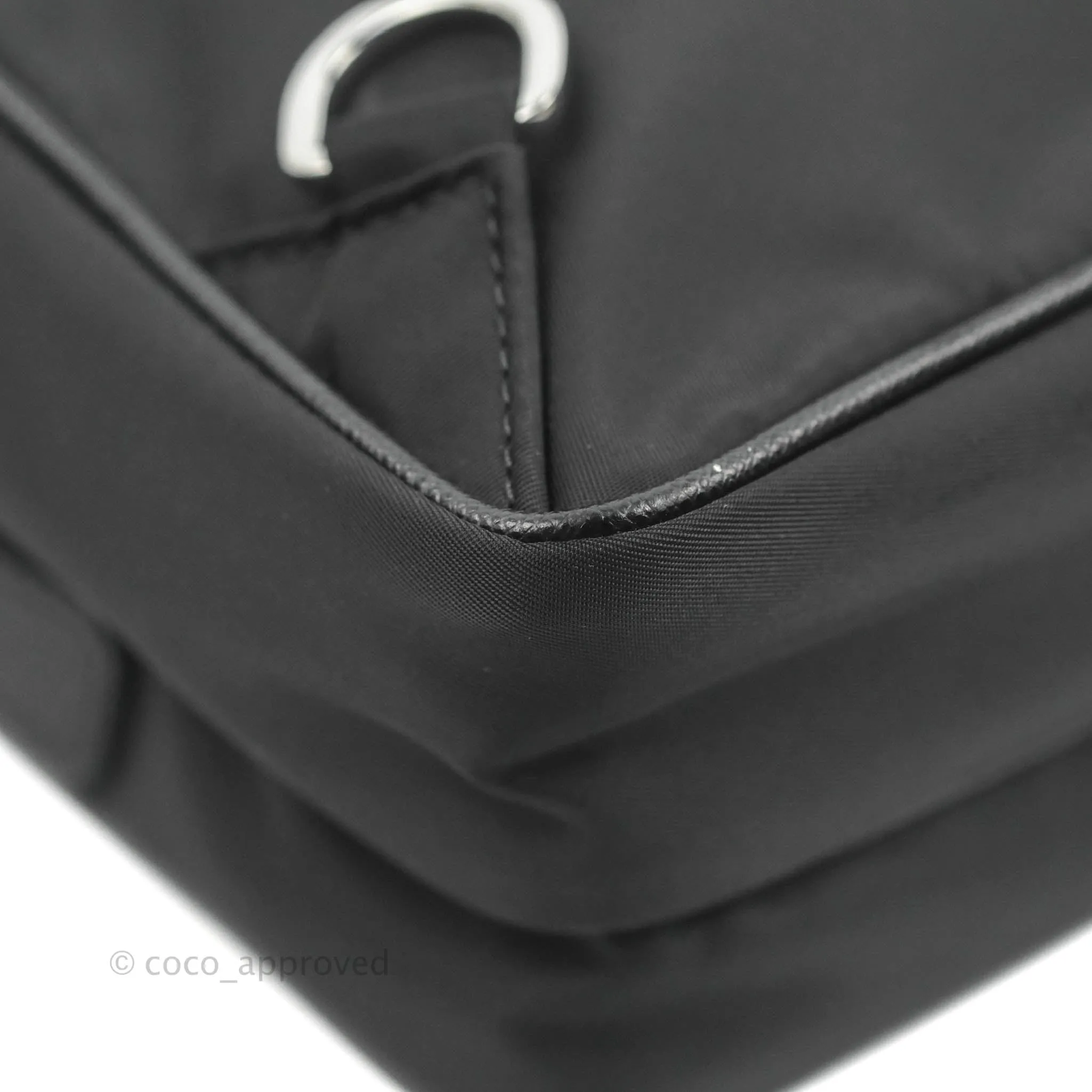 Prada 2-way Black Nylon Backpack