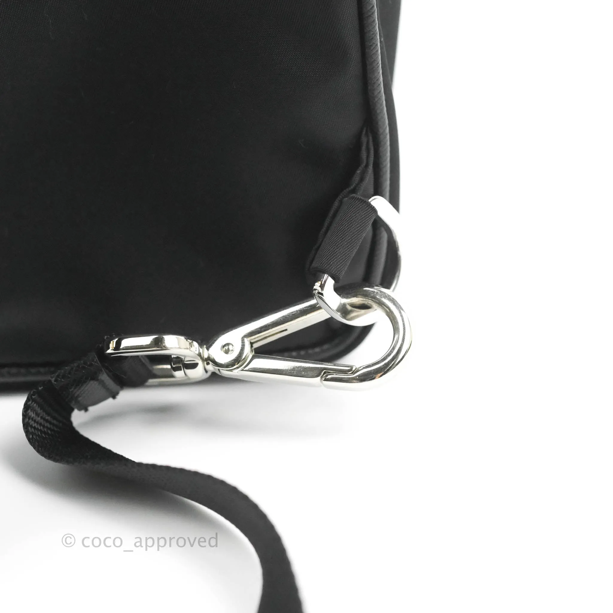 Prada 2-way Black Nylon Backpack